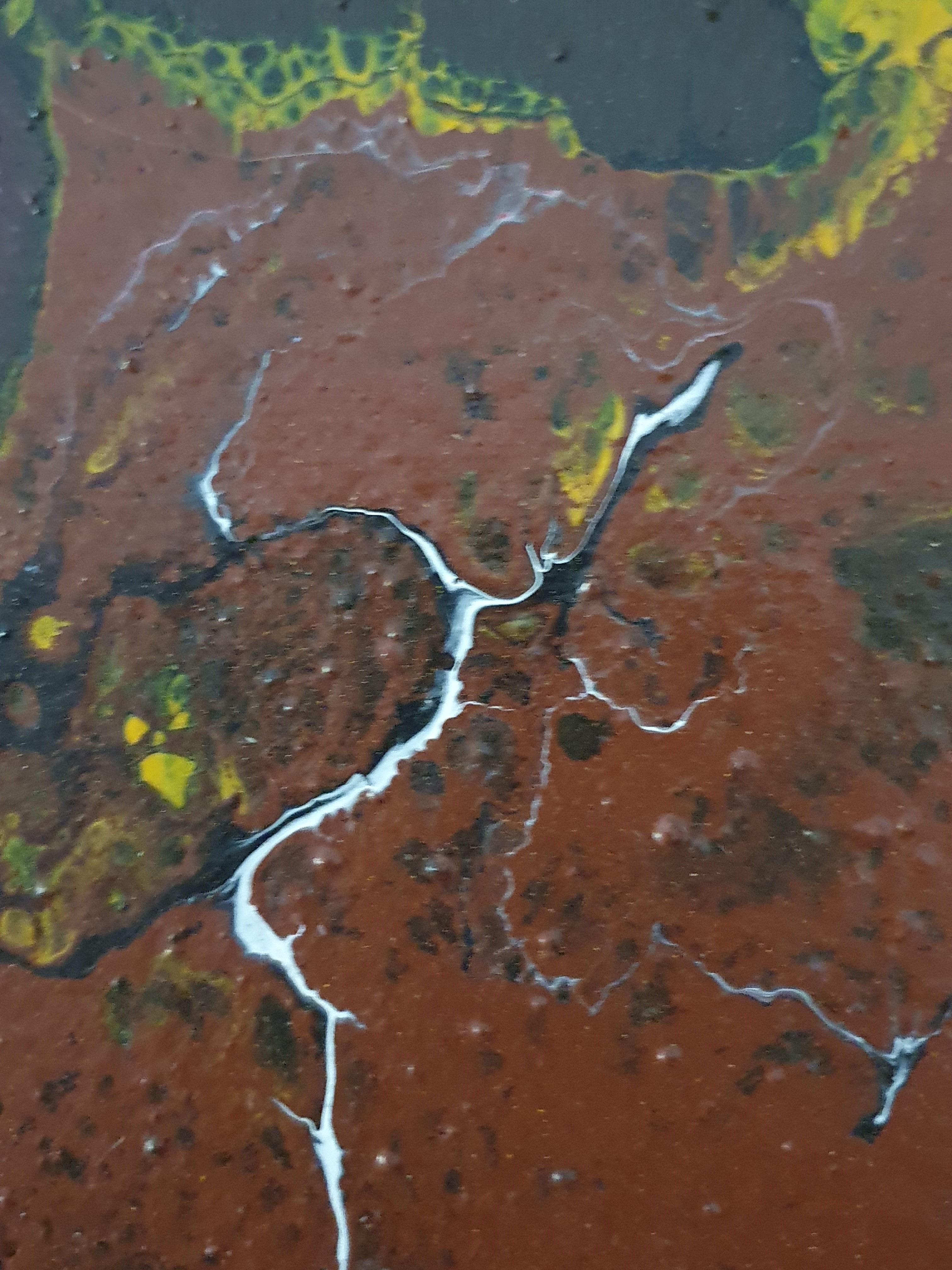 Catalyst for Consciousness - Flow Contemporary Abstract Showpiece Detail Lively For Sale 1