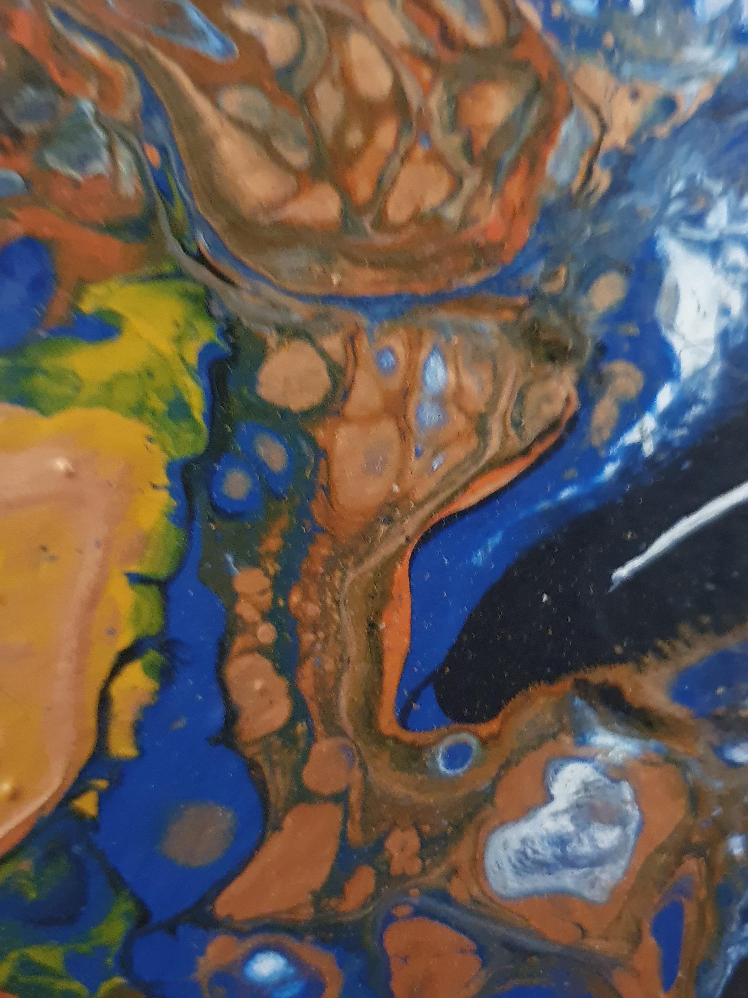 Catalyst for Consciousness - Flow Contemporary Abstract Showpiece Detail Lively For Sale 3