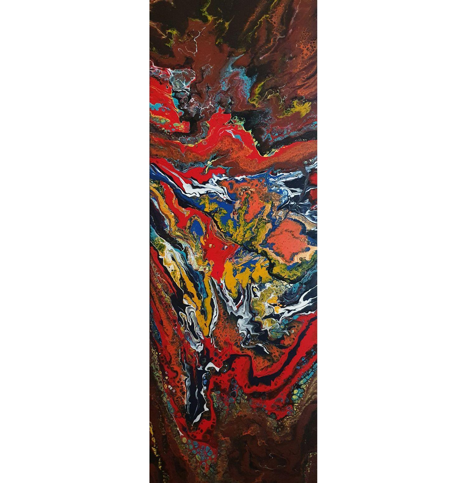 Catalizador de la Conciencia - Flujo Detalle Abstracto Contemporáneo Lively
