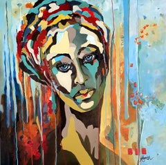 Dreamtime - Portrait Abstract Contemporary Butterfly Soft Warm Freedom Invest