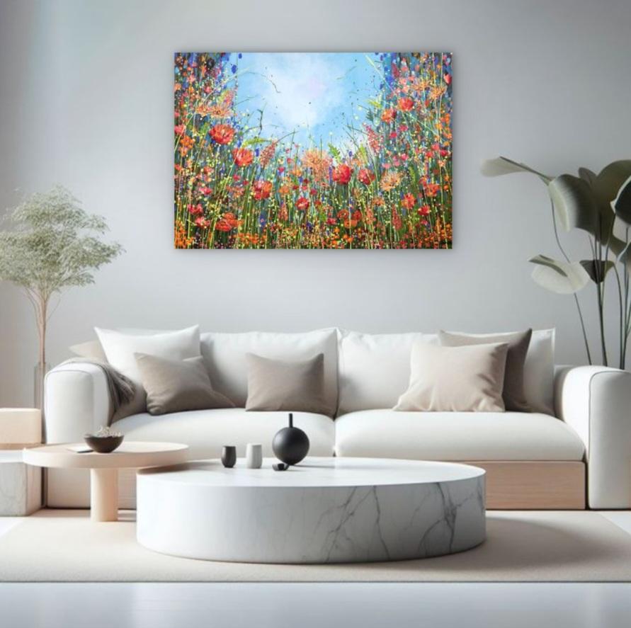 Enchanted - Floral Fantasy Nature Flowers Investment Landscape Mother Earth Joy en vente 4
