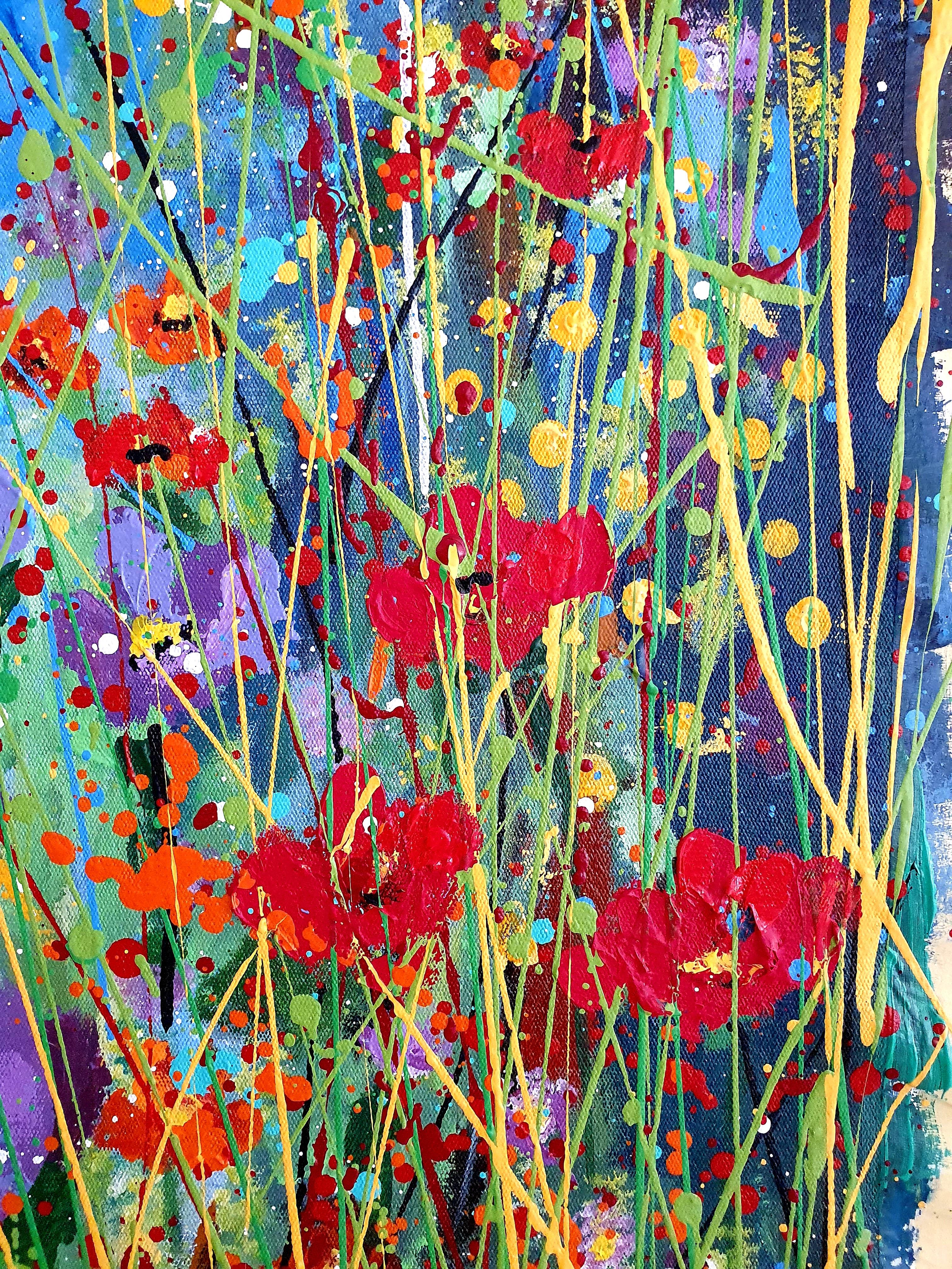 Enchanted - Quietude - Floral Color Joy Meadow Flowers Stillness Peace Flowers 2