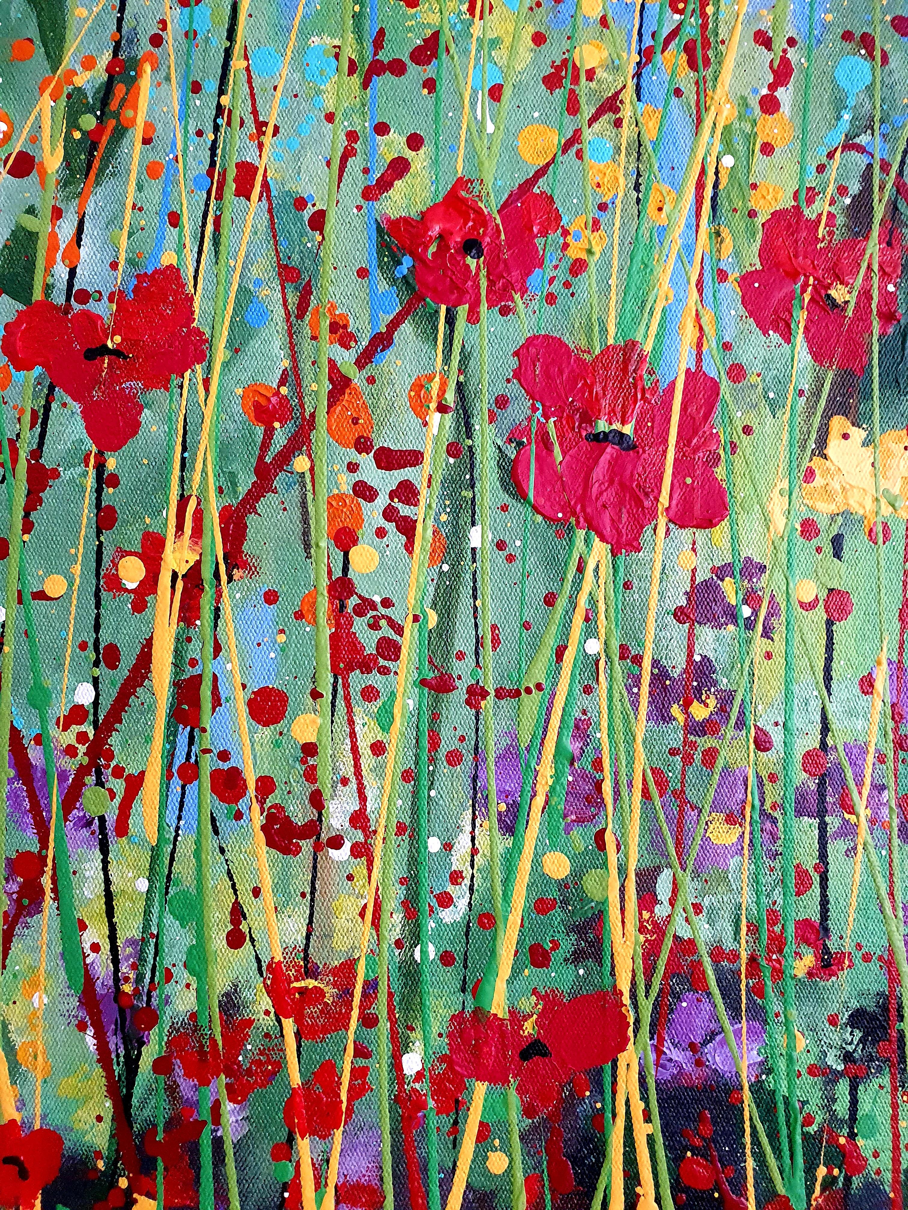 Enchanted - Quietude - Floral Color Joy Meadow Flowers Stillness Peace Flowers 1