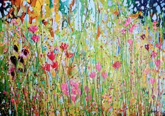 Enchanted - Secret Valley - Abstract Floral Colorful Focal Bright Joy Beauty