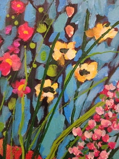 Ethereal Escape: Large Botanical Painting, Delight, Joy, New, Landscape, Nature