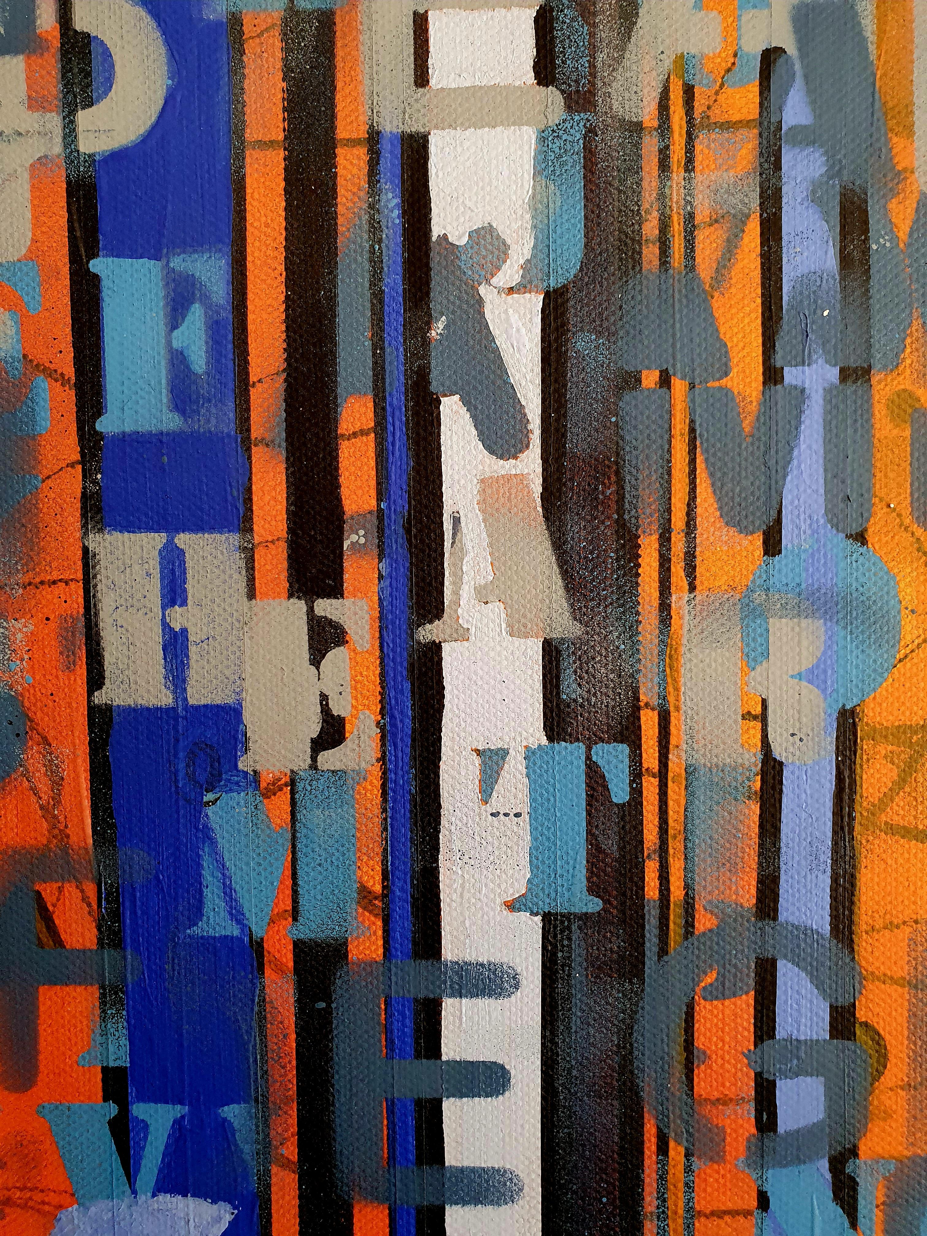 Espressione in volo - Astratto, Colorato, Pittura, Contemporaneo, Gioia, Investire - Painting di Karnish Art