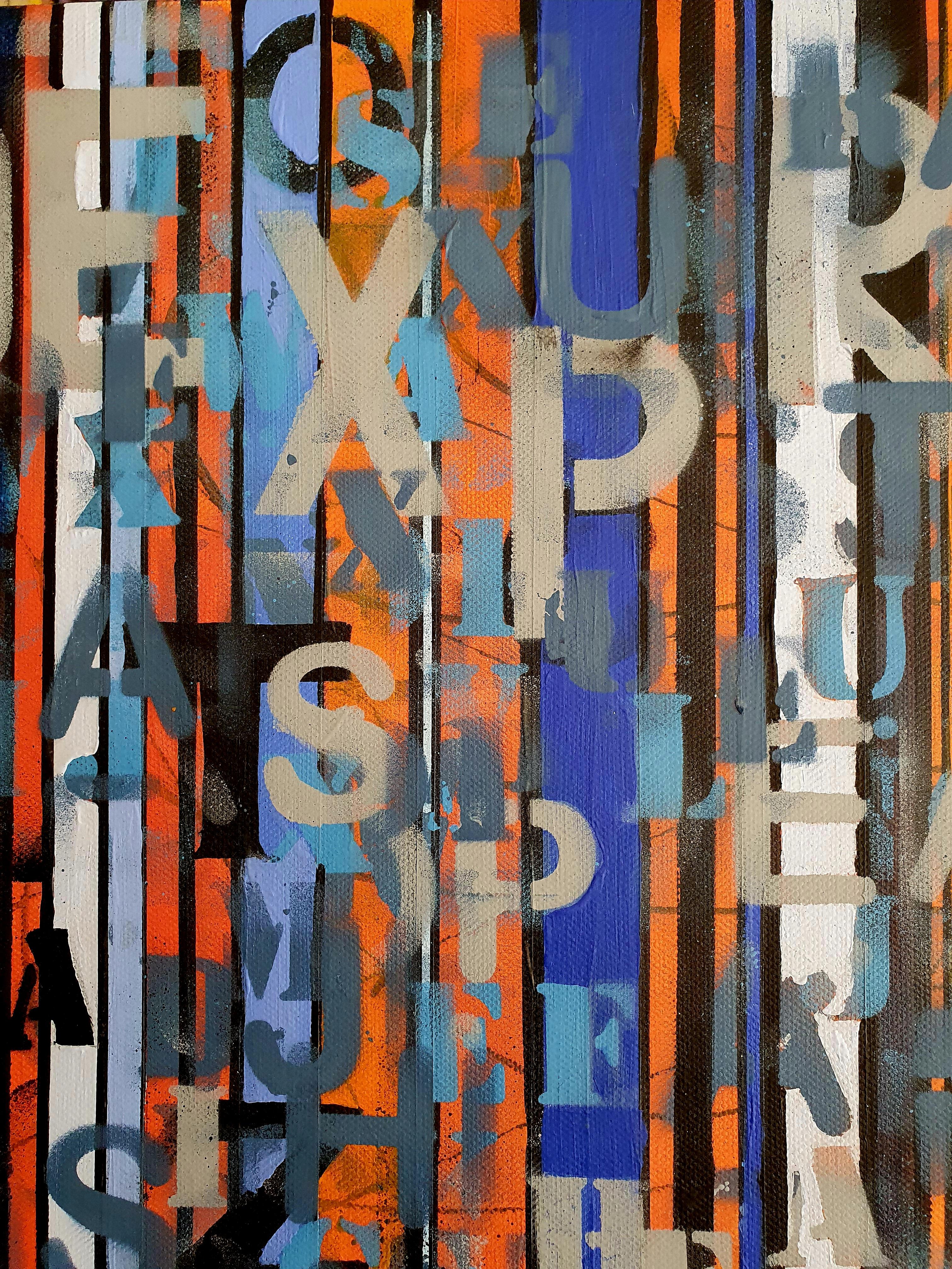 Espressione in volo - Astratto, Colorato, Pittura, Contemporaneo, Gioia, Investire in vendita 2