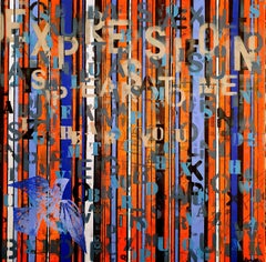 Expression in Flight - Abstract, Colorful, Painting, Contemporary, Joy, Invest