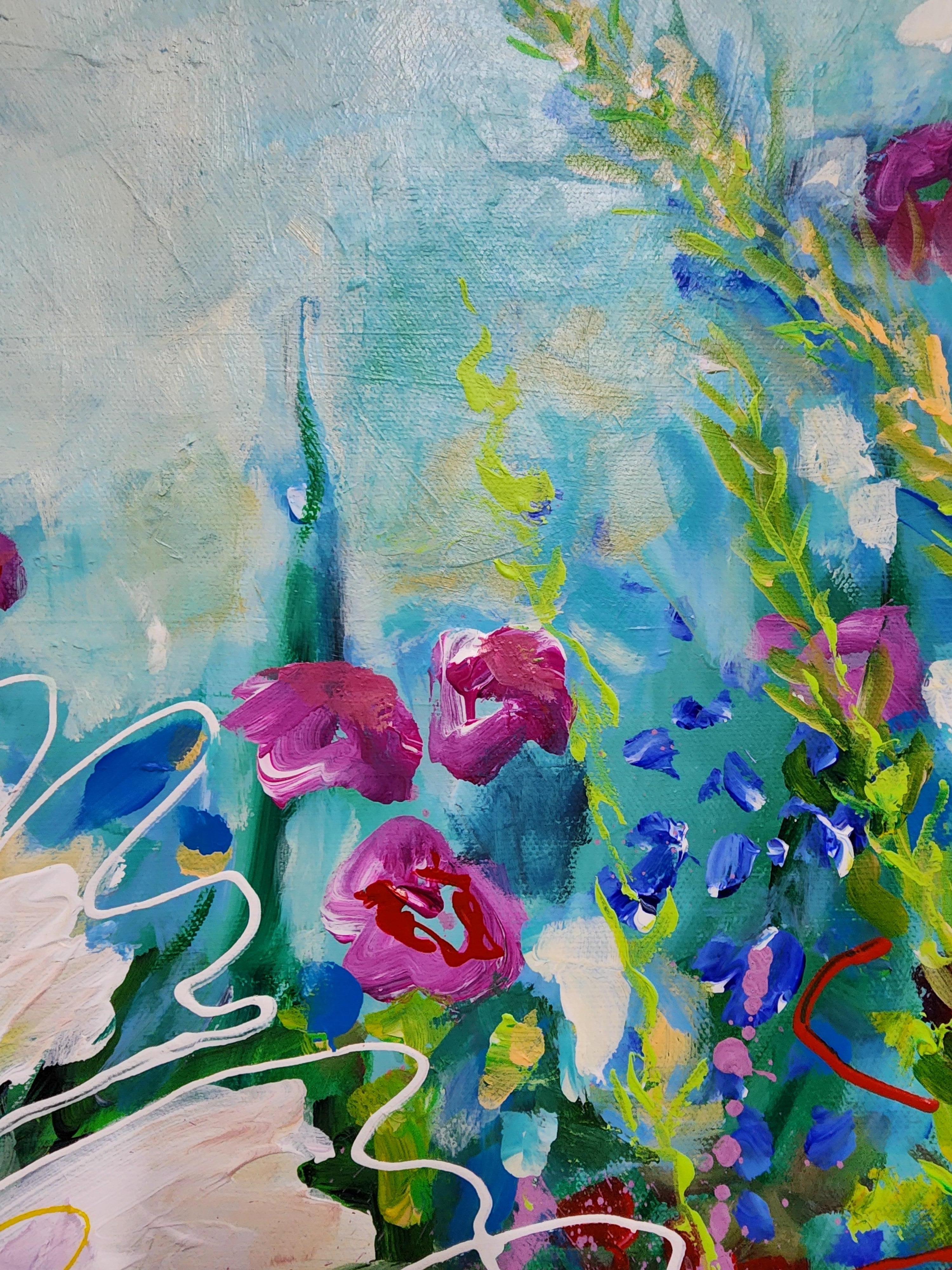 Título: Un millón de pinceladas para mi amada

Extra Grande Floral Abstracto Fine-Art Pintura Contemporánea Magníficas Flores Abundantes Alegría Amor Lento Verano Contraste 

¿Cómo expresamos el Amor?

Dejo que mi alma conecte con la Abundancia que