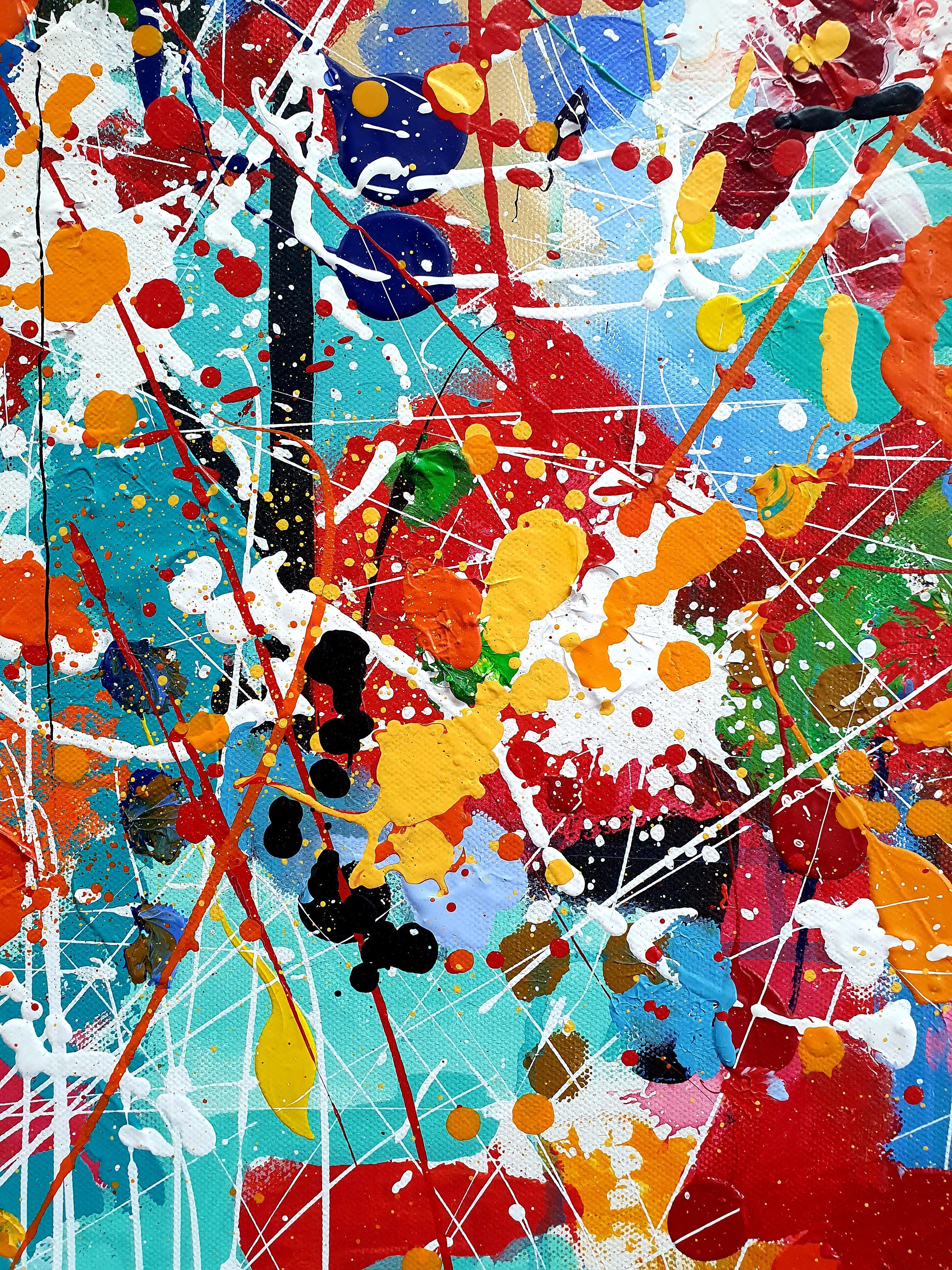 Titolo: Festival della gioia

Espressionismo astratto Delizia colorata Gioia Movimento Texture Dichiarazione Vibrante

Festivitas Laetitiae - Festa della Gioia

Questa vibrante opera d'arte, posta su una culla profonda, raffigura l'abbondanza, la