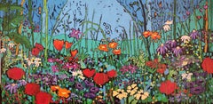 Fantasía Floral - Naturaleza Abstracta Atrevida Declaración Colorida Inversión Llamativa Delicia