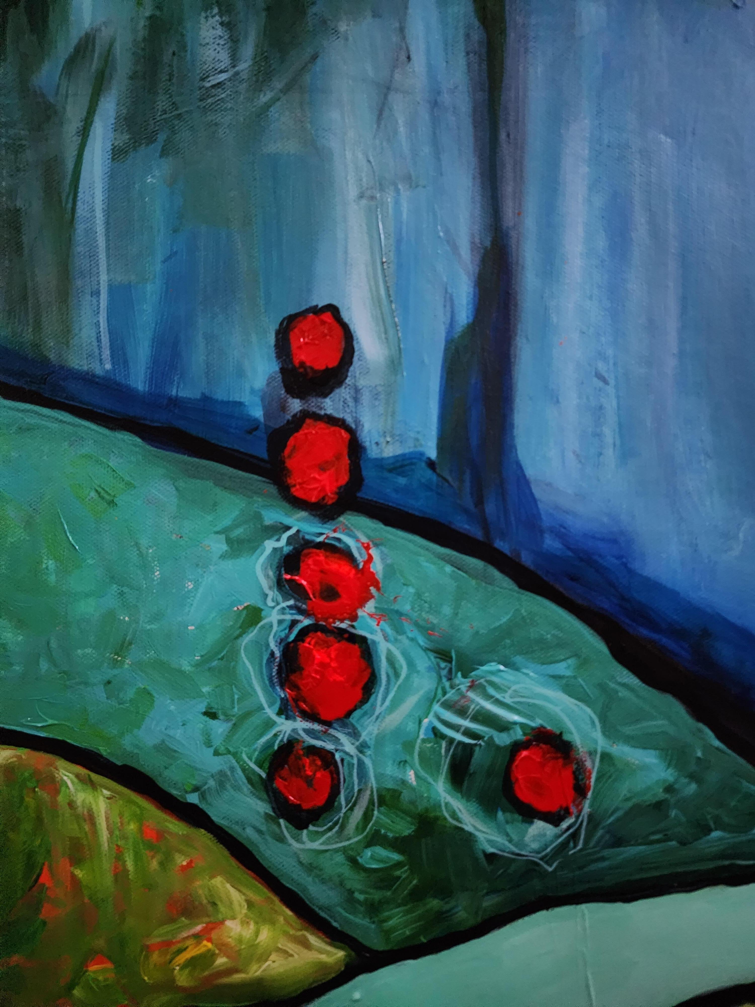 Geology of the Heart - Extra-large Abstract Painting Bold Invest Striking Unique For Sale 8