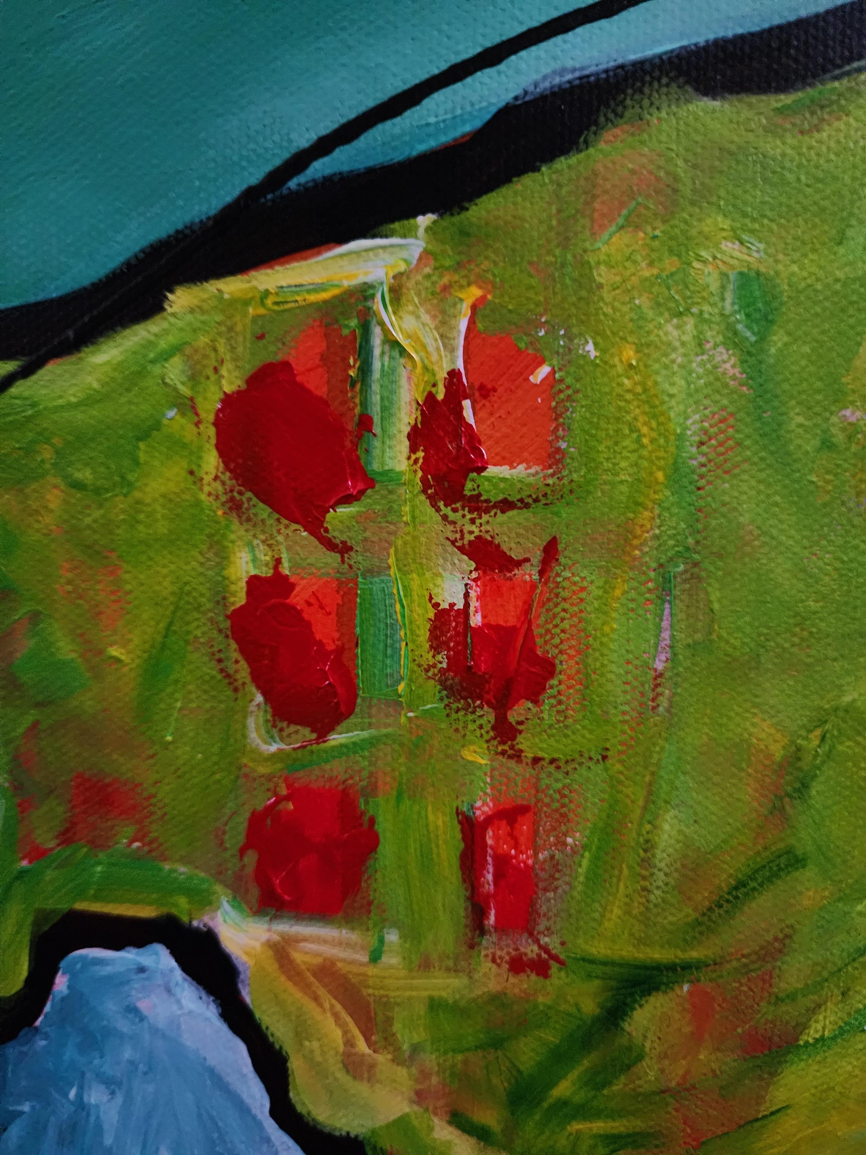 Geology of the Heart - Extra-large Abstract Painting Bold Invest Striking Unique For Sale 9