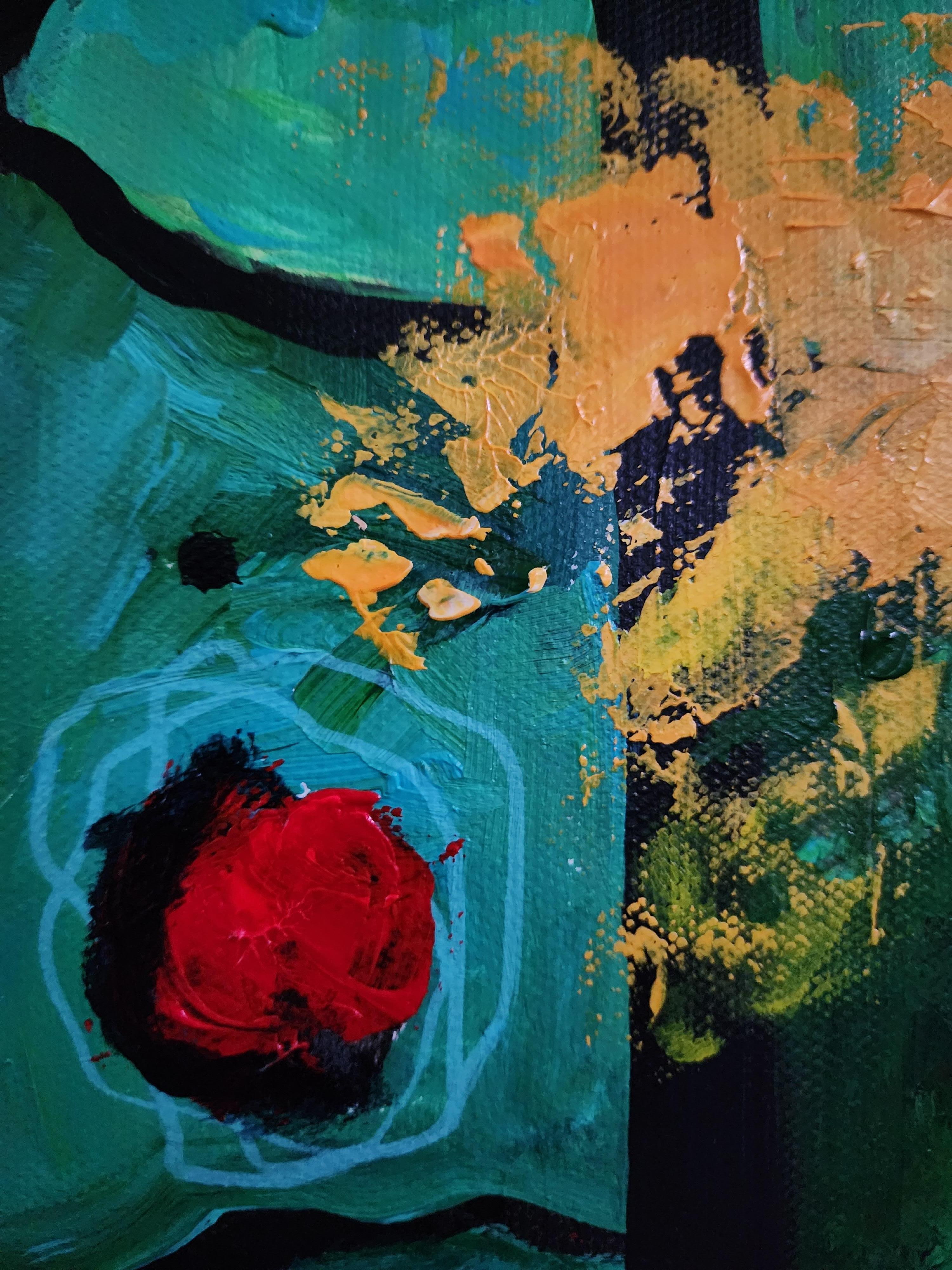 Geology of the Heart - Extra-large Abstract Painting Bold Invest Striking Unique For Sale 14