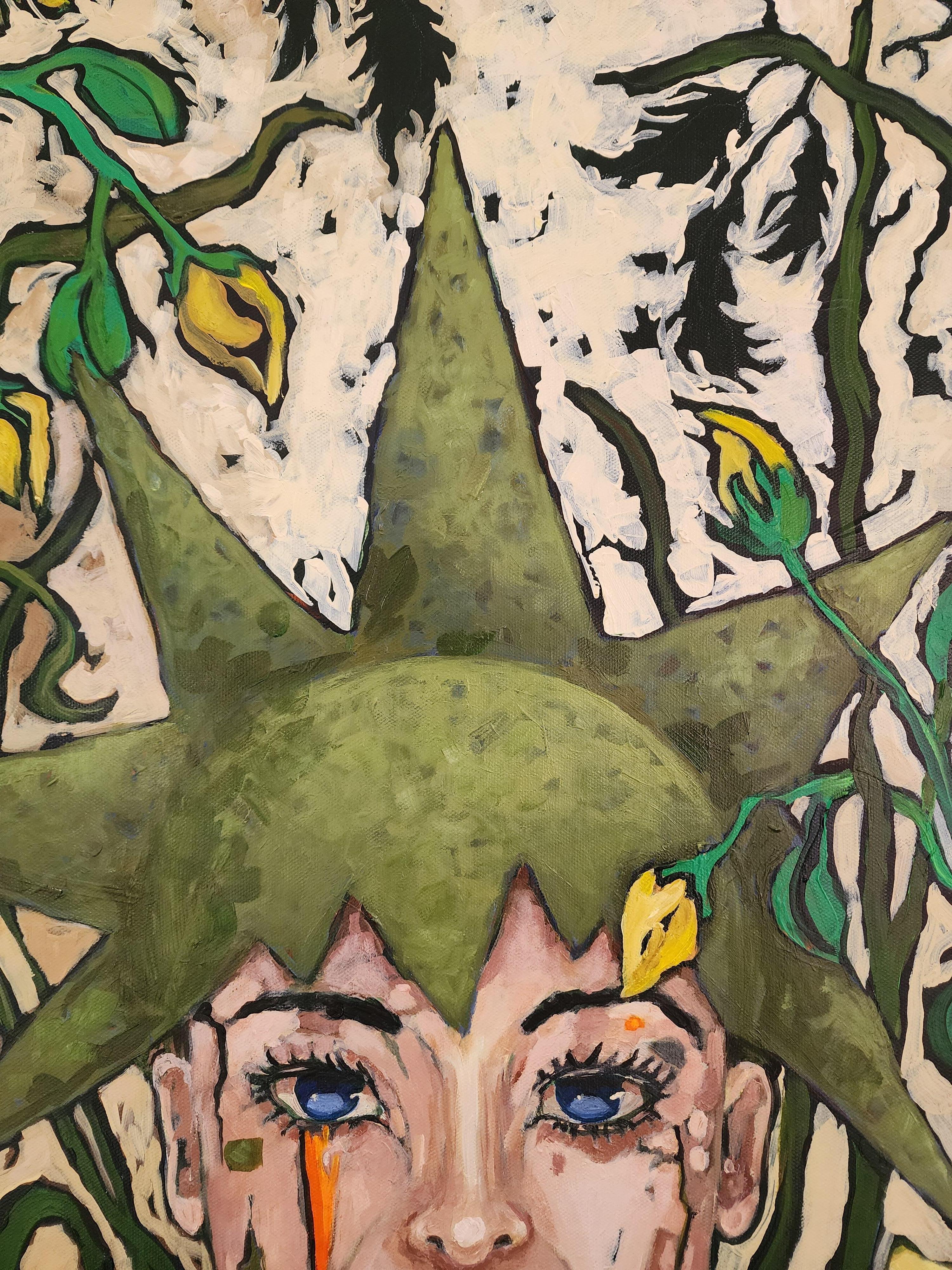 Goddess of Abundance Portrait Abstract Nature Beauty Contemporary Invest 15