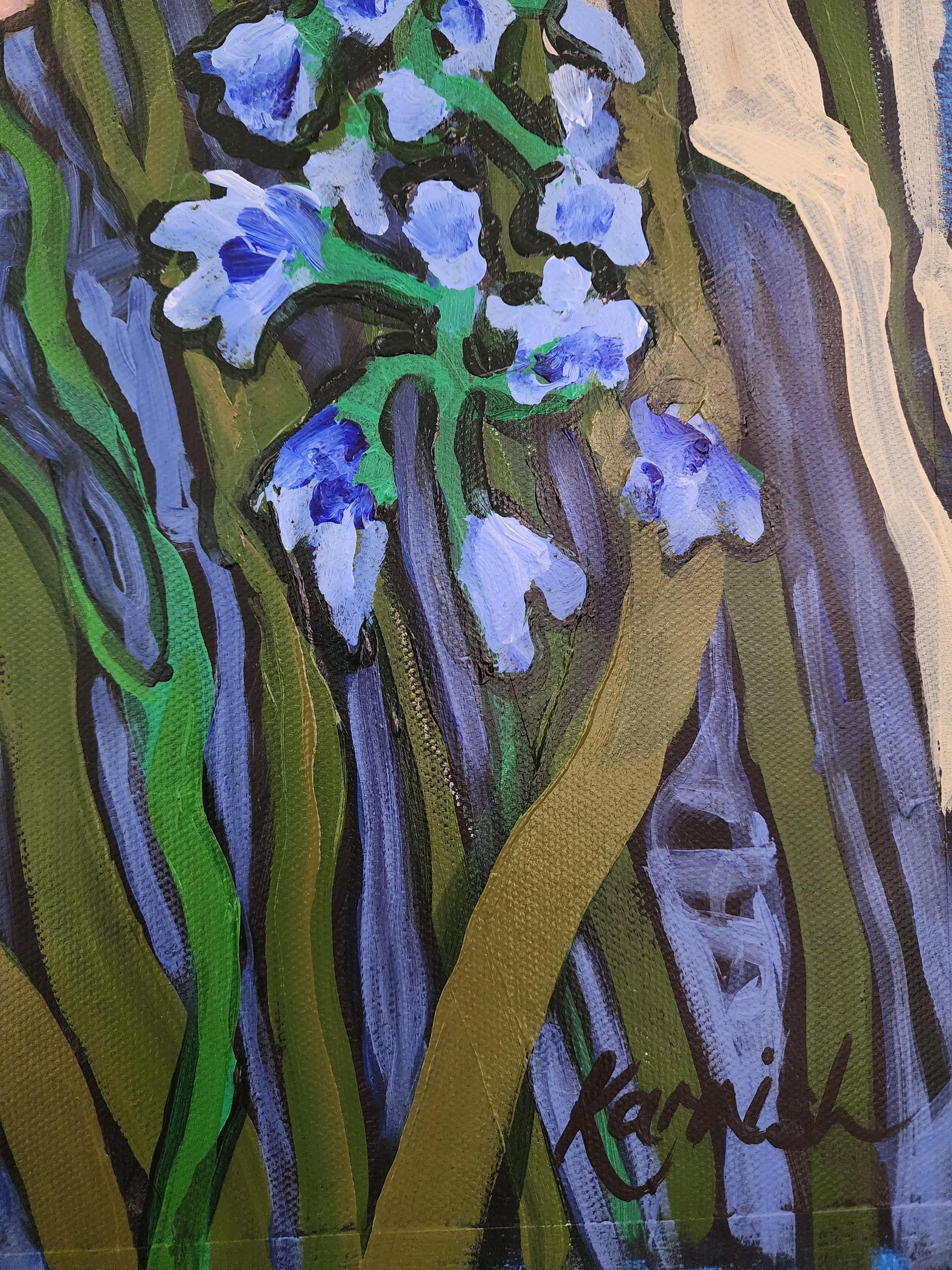 Title: Goddess of Abundance - Portrait

Abstract Nature Beauty Contemporary Invest

This piece flows with vibrant emotion and a calm energy. 
Using acrylics, I poured my passion into merging the delicate beauty of nature with fine human expression.