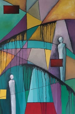 Guardiani dell'isolamento - Separazione Figurativo Astratto Geometrico Contemporaneo