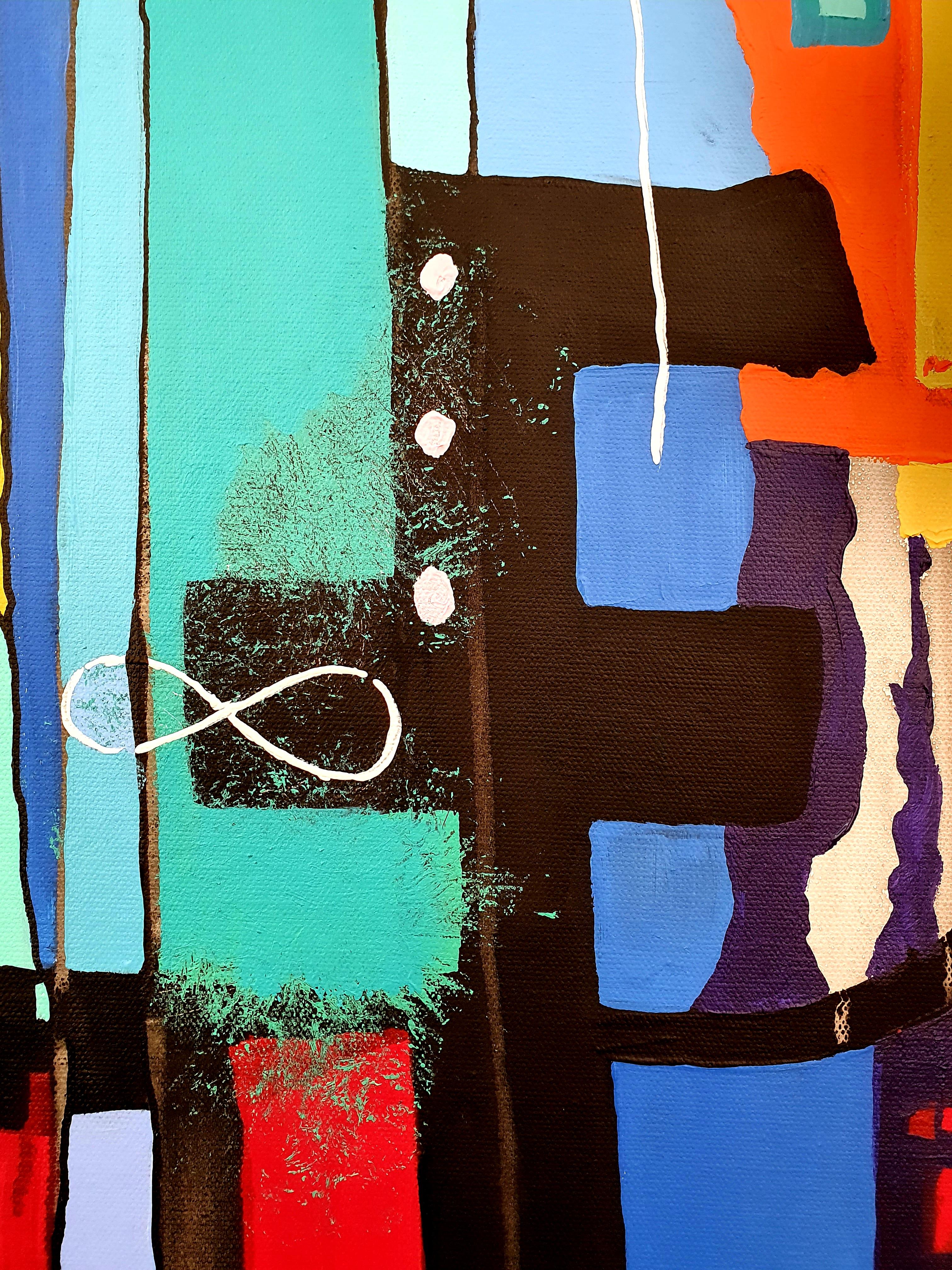 I AM King! - Colorful Striking Modern Abstract Showstopper Investment Intent Joy 2