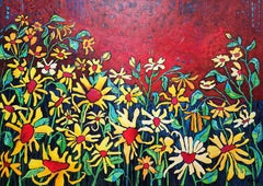 Je vous porte dans mon cœur - Floral, audacieux, passion, expressionniste, investissement, joie