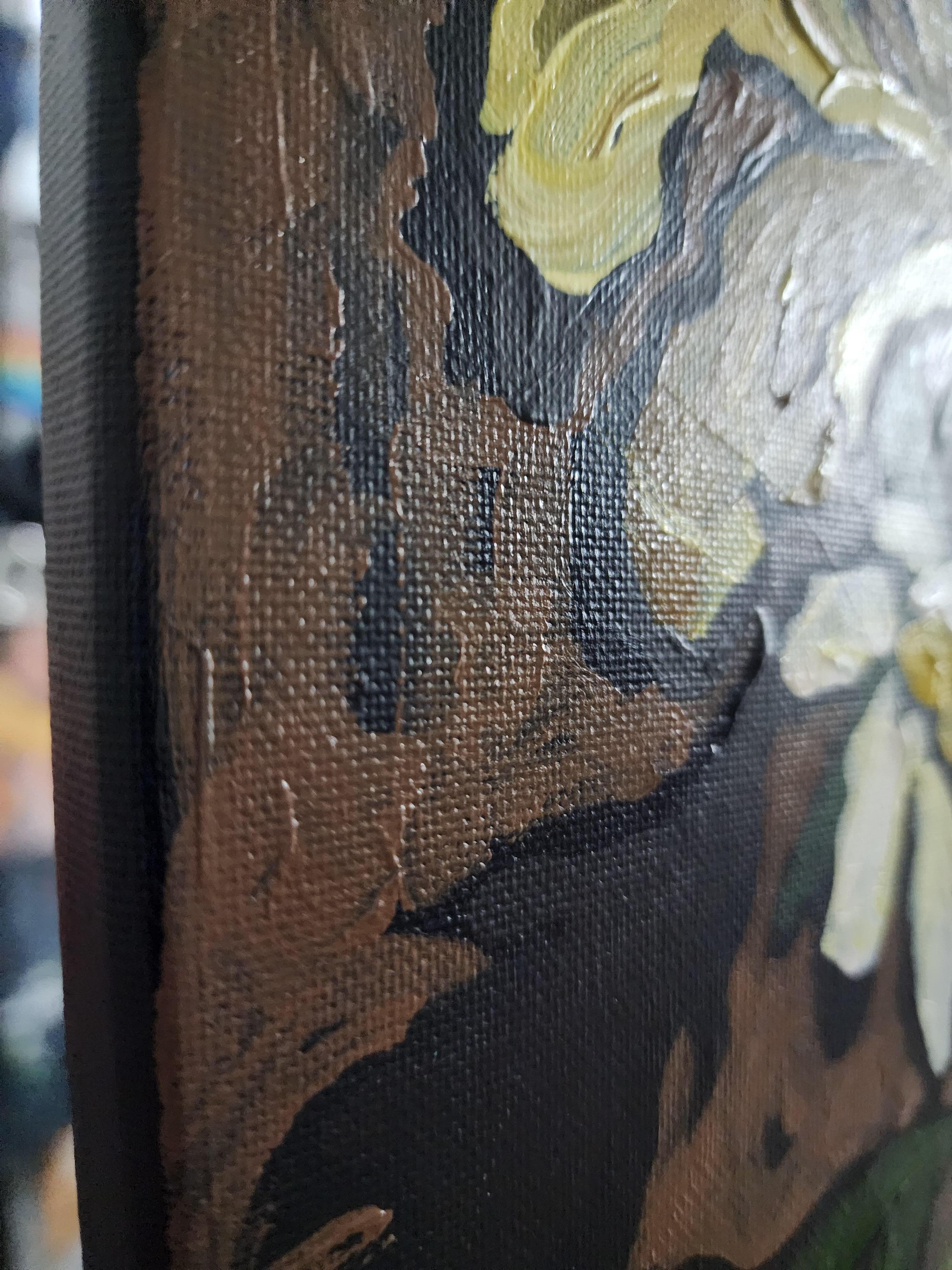 Iris Inspiration - Floral, Abstract, Contemporary, Nature, Soft tones, Original For Sale 7