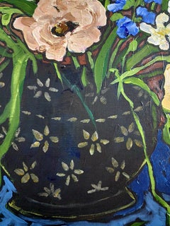 Ispirazione Iris - Floreale, Astratto, Contemporaneo, Nature, Toni morbidi, Originale