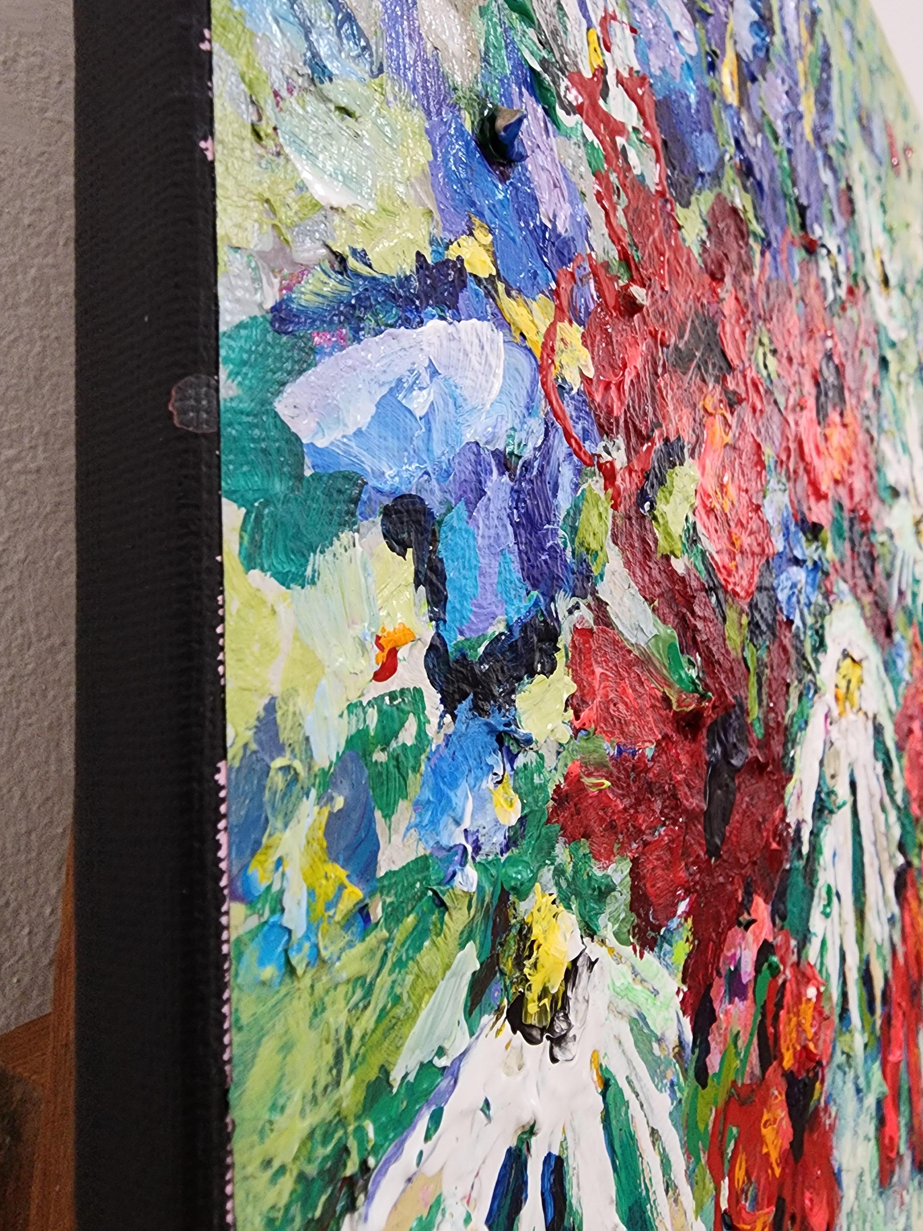 It's Beautiful - Floral Still-life Colorful Delight Flowers Bouquet Mother Earth (en anglais) en vente 7