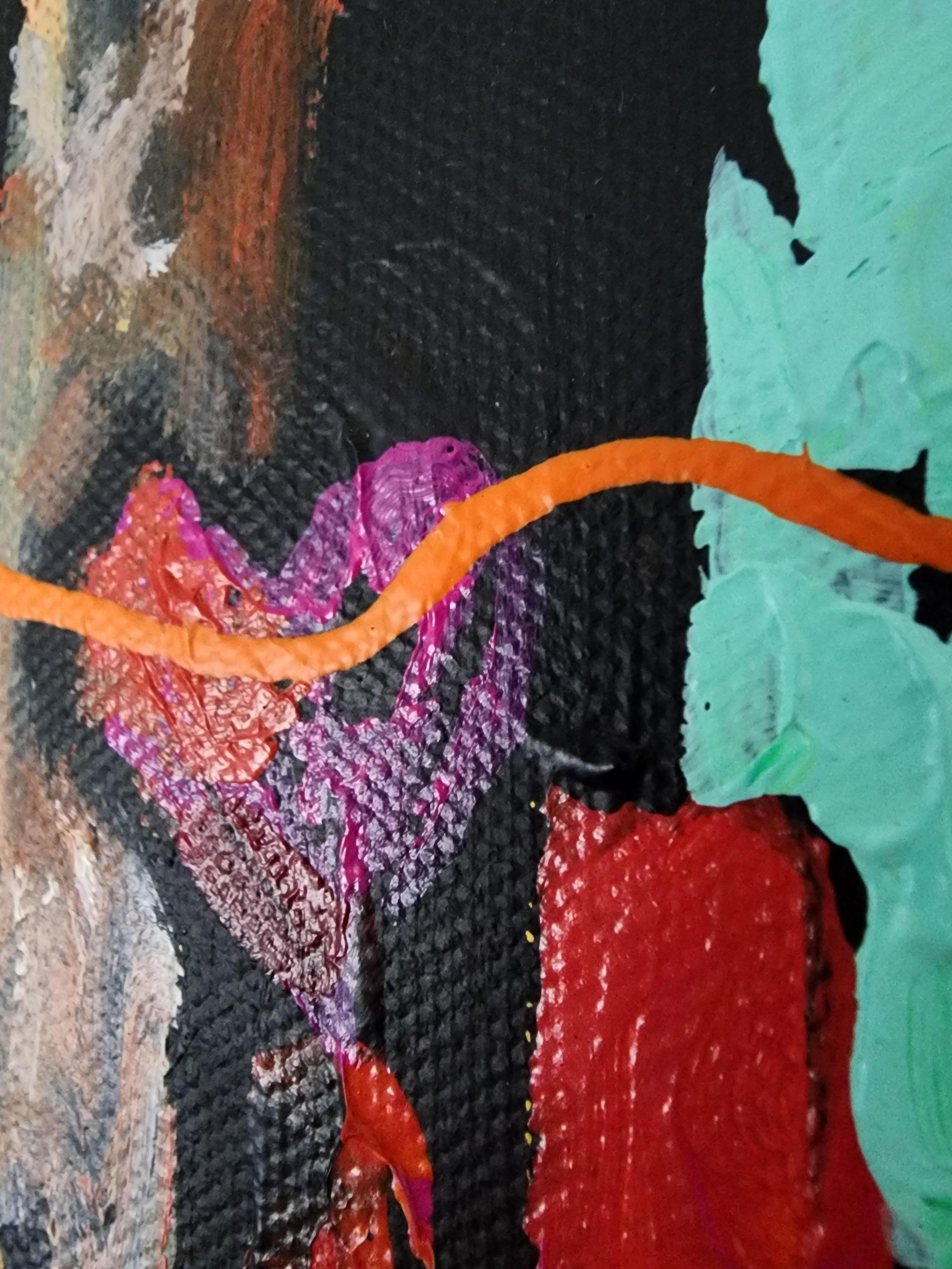 Journey Painting Large Abstract Contemporary Bold Invest Statement Texture Joy im Angebot 14