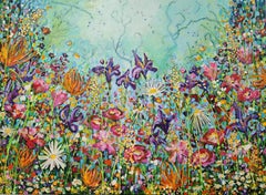 Living in Color Impressionist Invest Floral Vibrant Nature Large Mother Earth