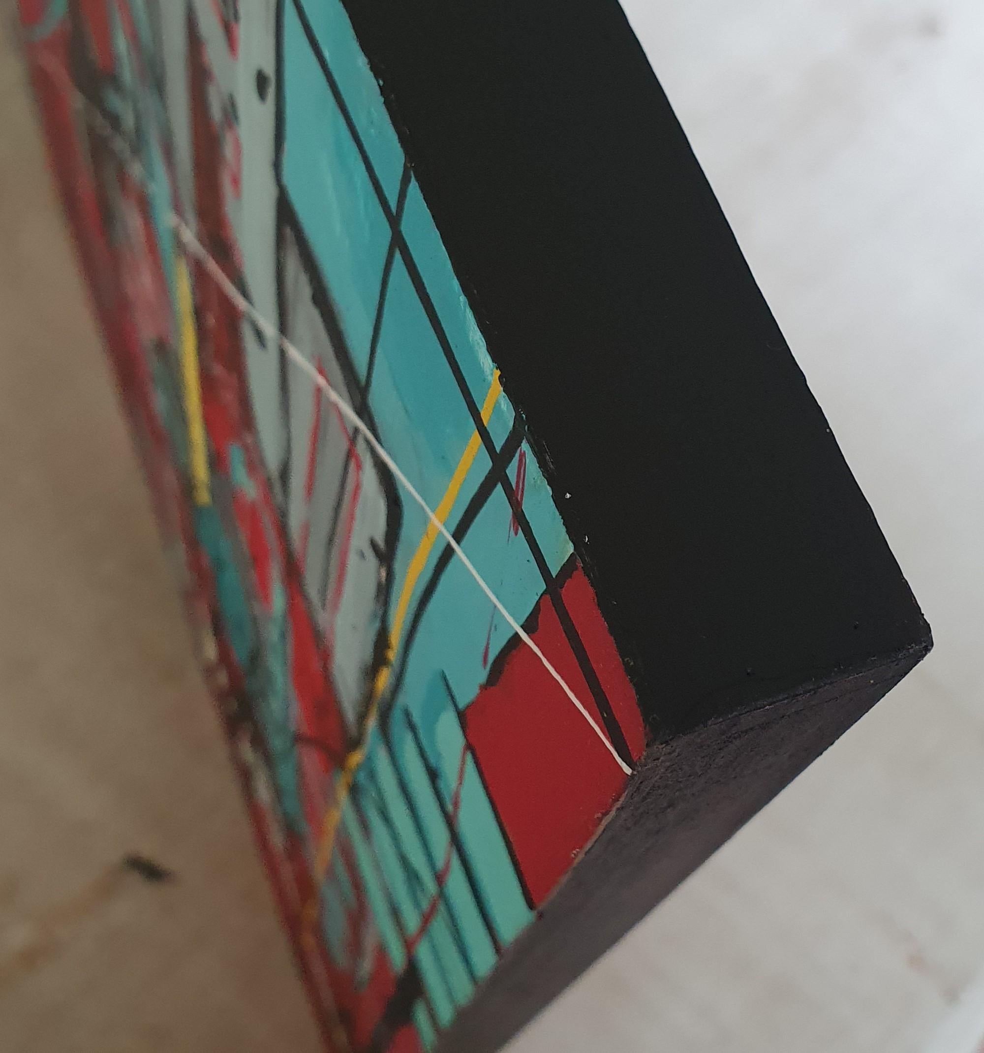 Metropolitan - Abstract, Bold, Painting, Contemporary, Invest, Delight, Focal For Sale 1