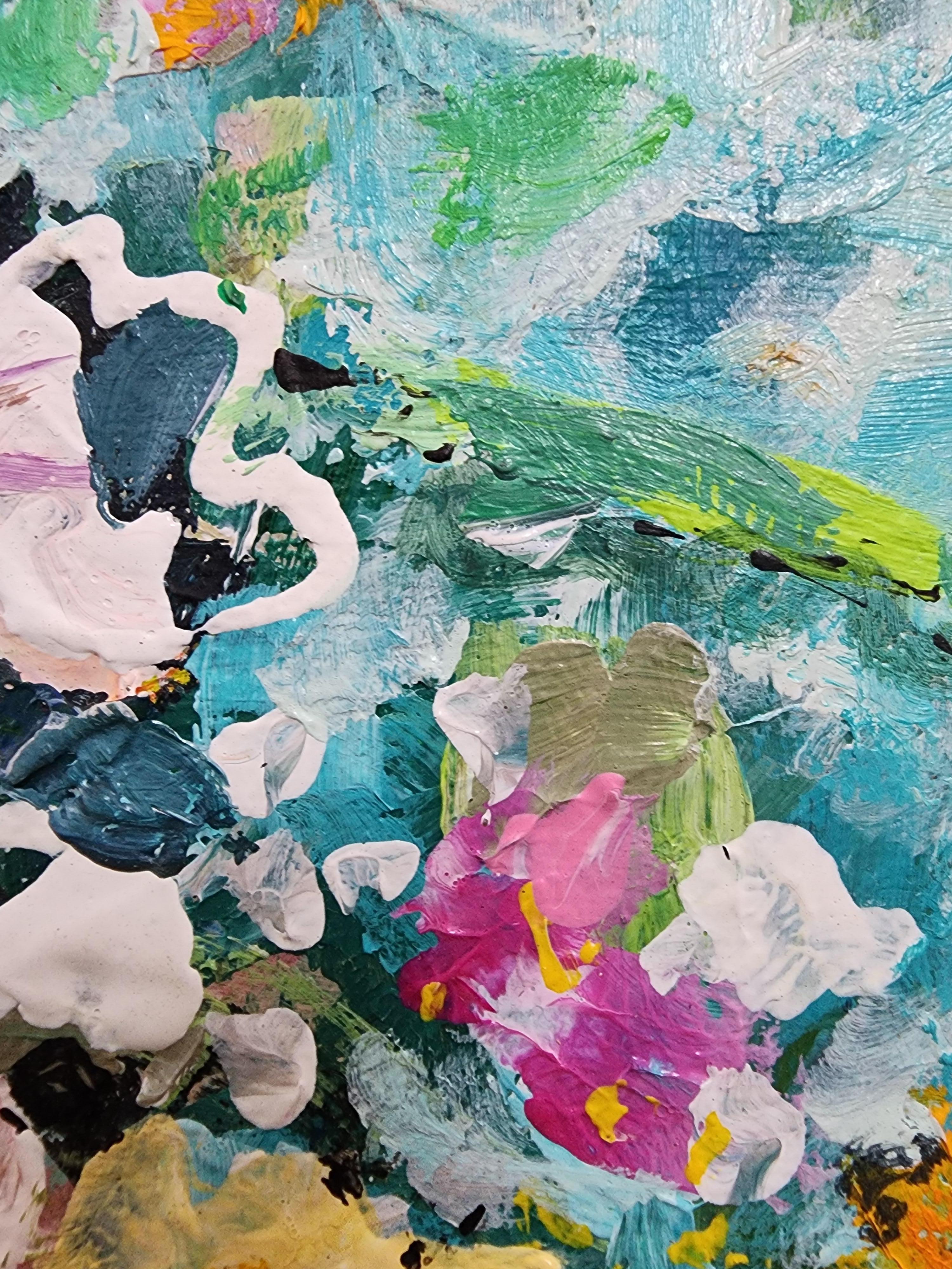 Mon bouquet en rose - Enthousiasme floral doux Focal Quiet Flowers Mother Earth en vente 10