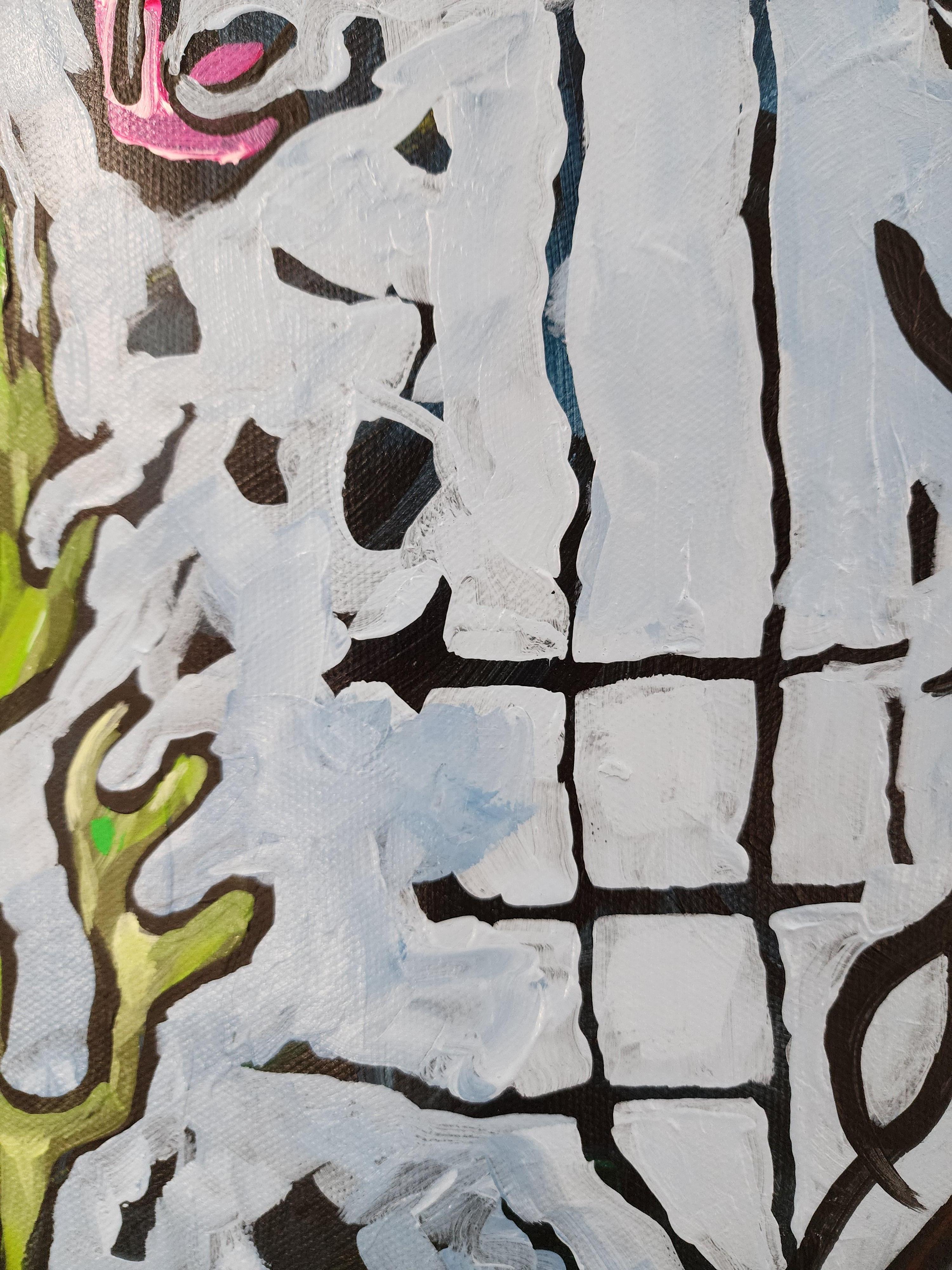 Ode à la beauté et à l'abondance Portriat Abstrait Nature Beauté Contemporain Investir en vente 3