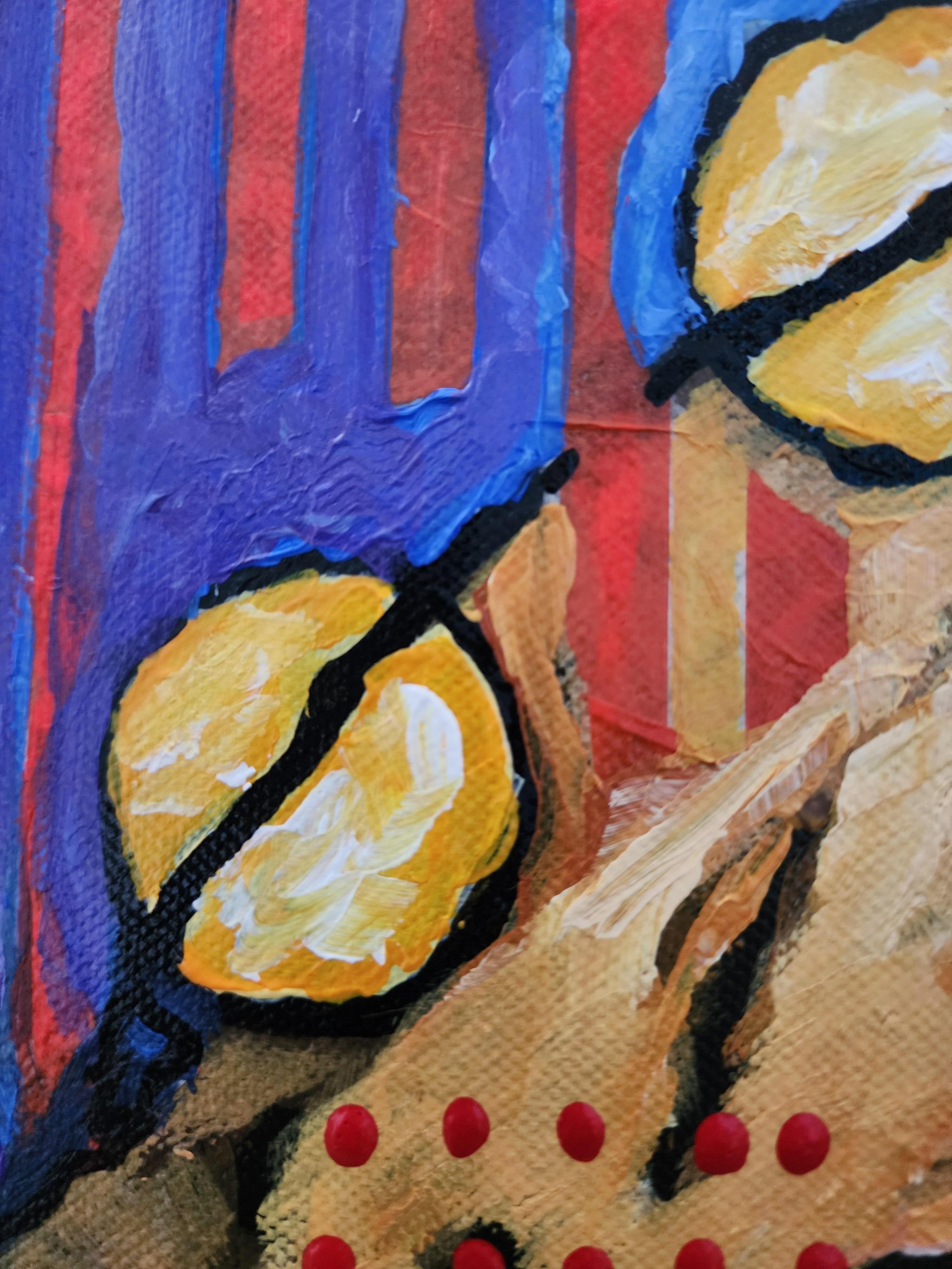Karnish Art - On top of the World - Painting Maximalism Crown Flowers ...