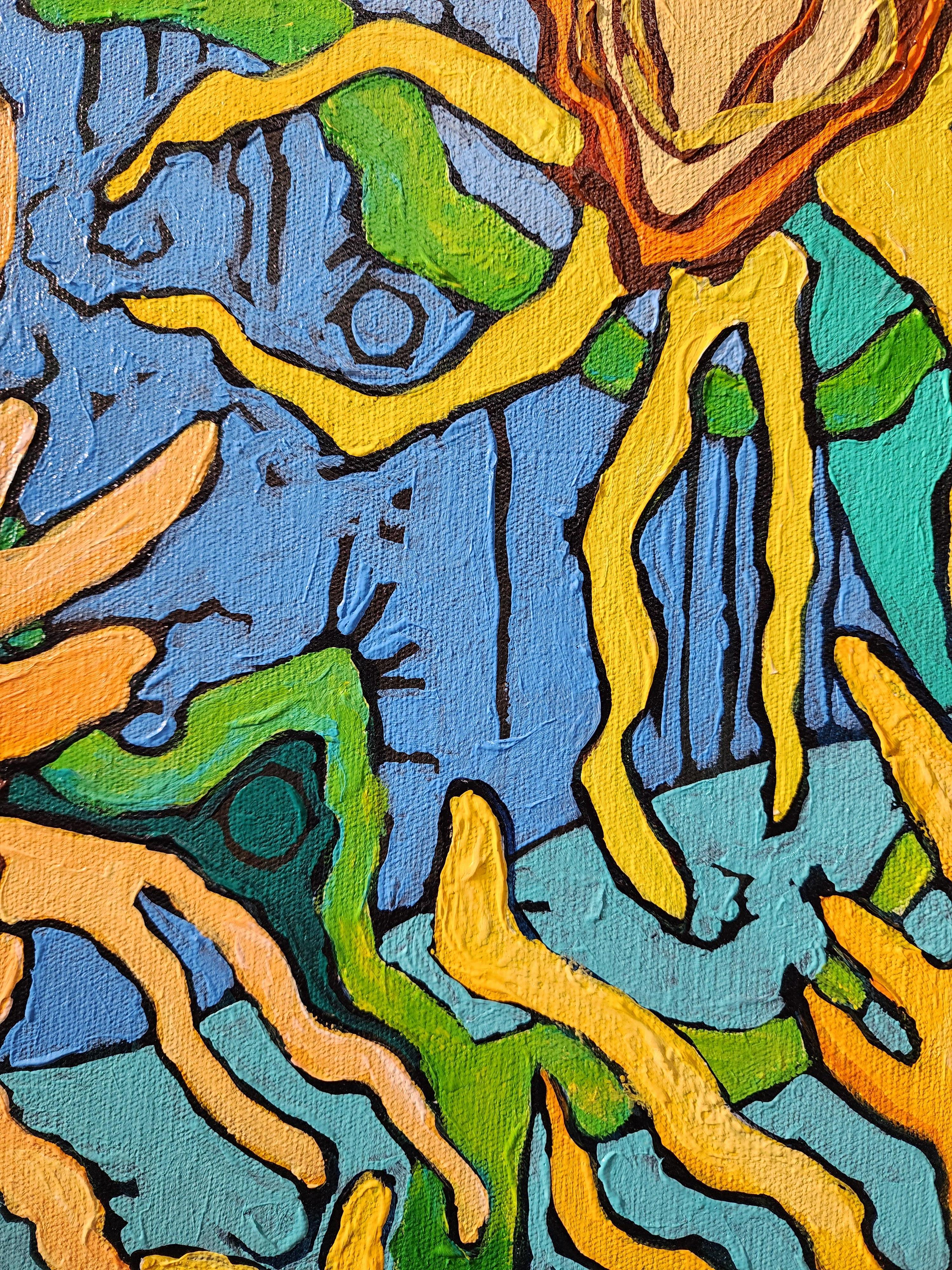 Pittura, Espressione astratta, Colorato, Speranza, Gioia, Paesaggio, Grande, Investimento in vendita 5