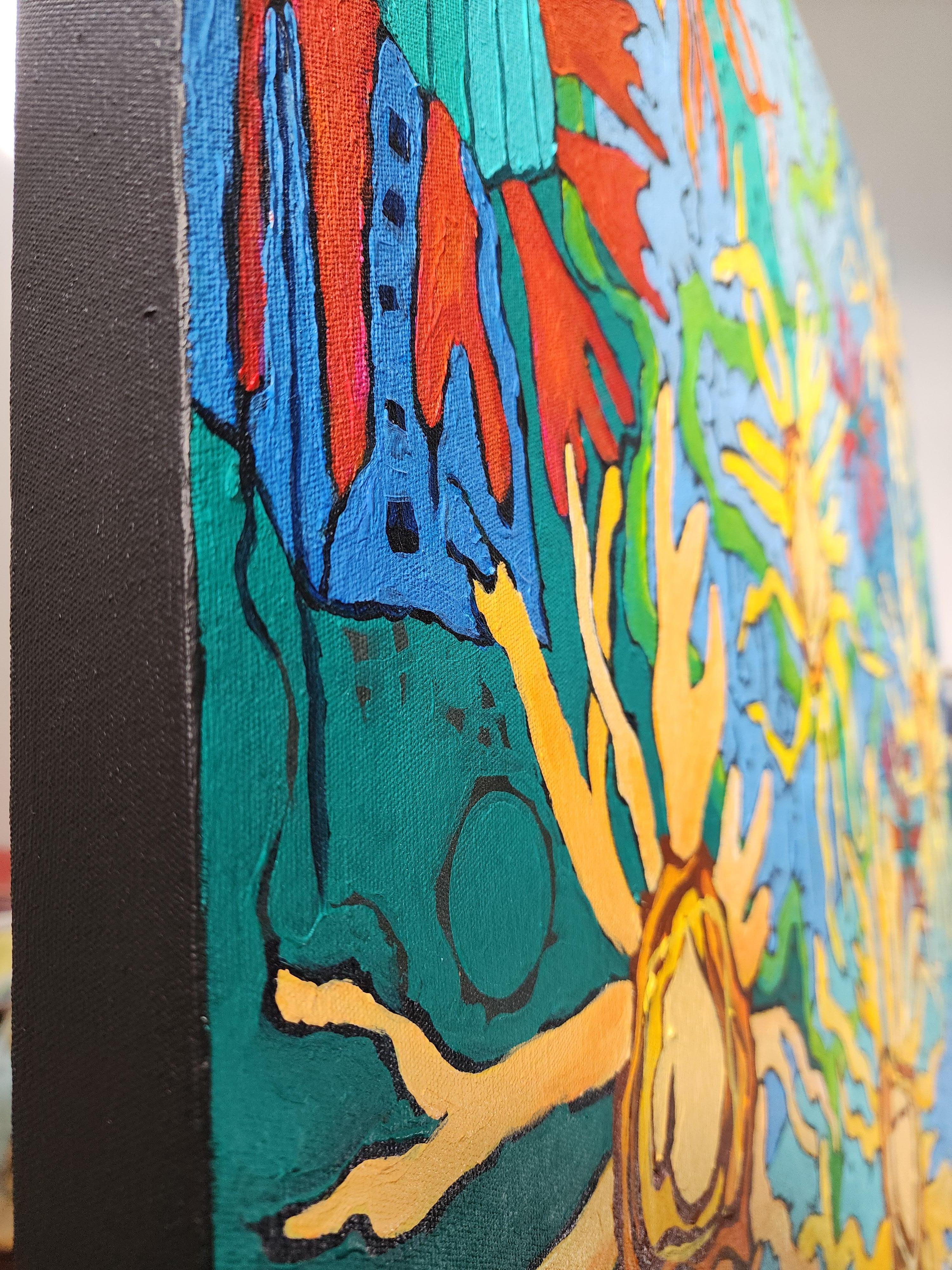 Pittura, Espressione astratta, Colorato, Speranza, Gioia, Paesaggio, Grande, Investimento in vendita 7