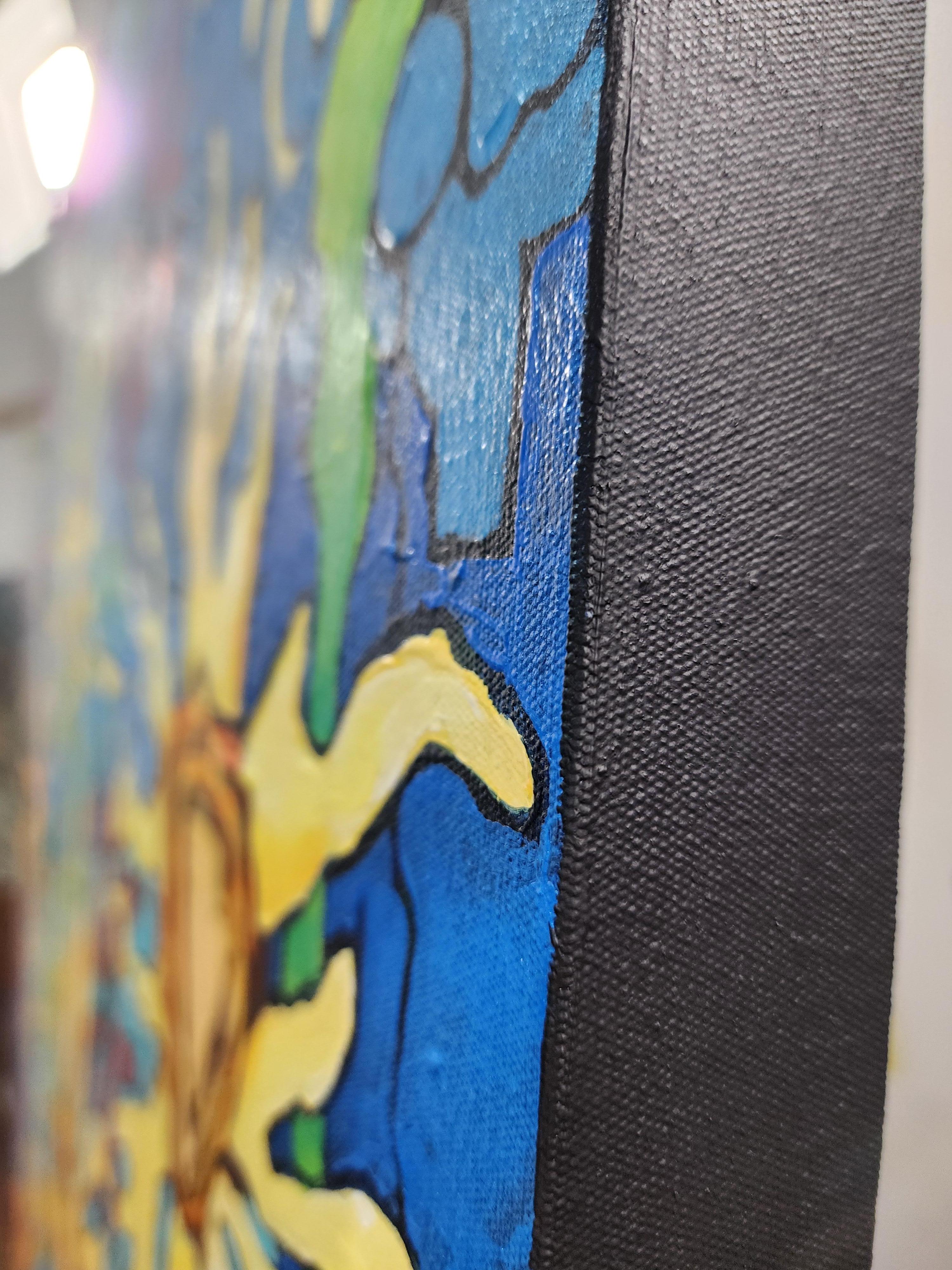Pittura, Espressione astratta, Colorato, Speranza, Gioia, Paesaggio, Grande, Investimento in vendita 8