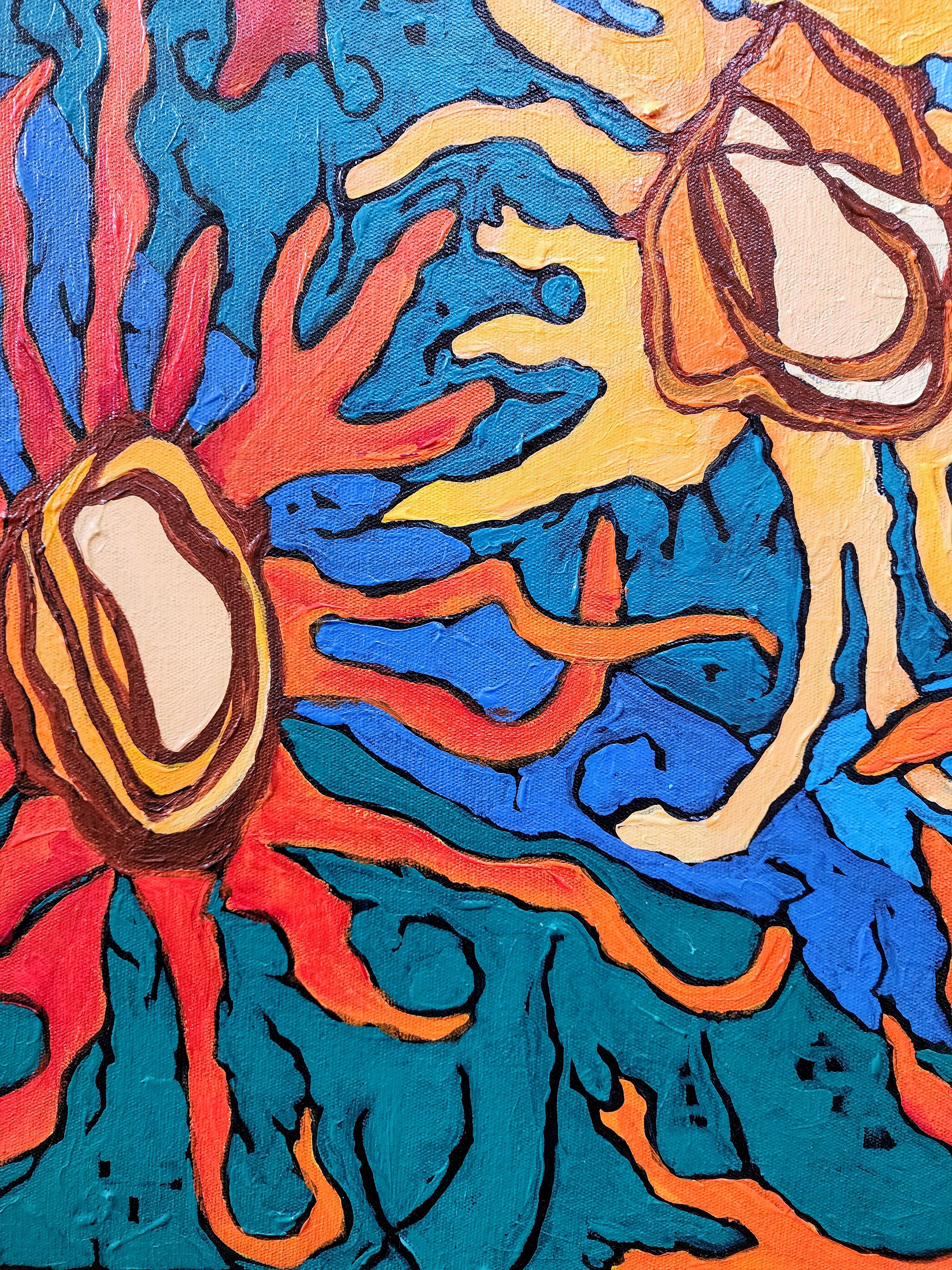 Pittura, Espressione astratta, Colorato, Speranza, Gioia, Paesaggio, Grande, Investimento in vendita 3