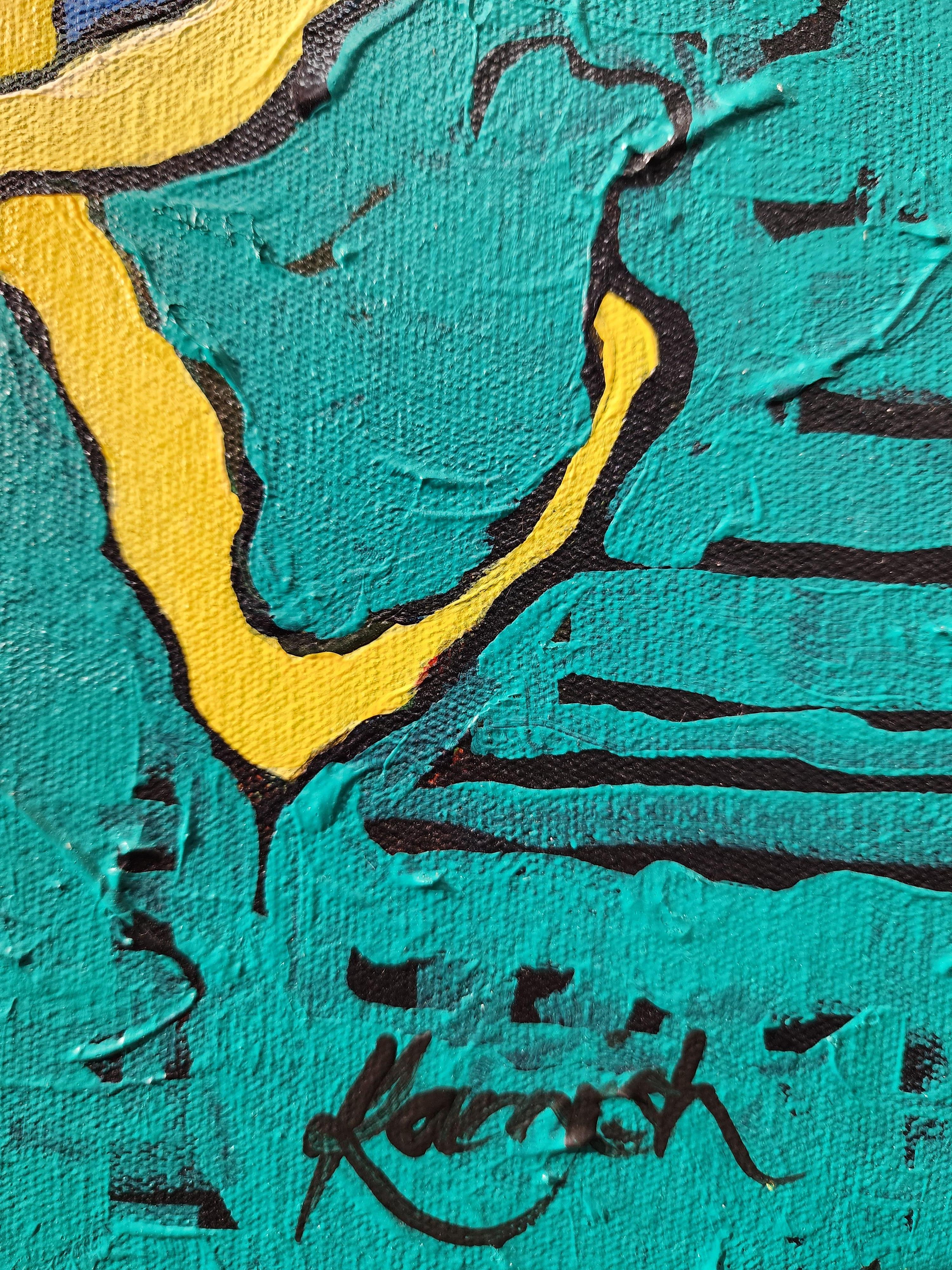 Pittura, Espressione astratta, Colorato, Speranza, Gioia, Paesaggio, Grande, Investimento in vendita 4