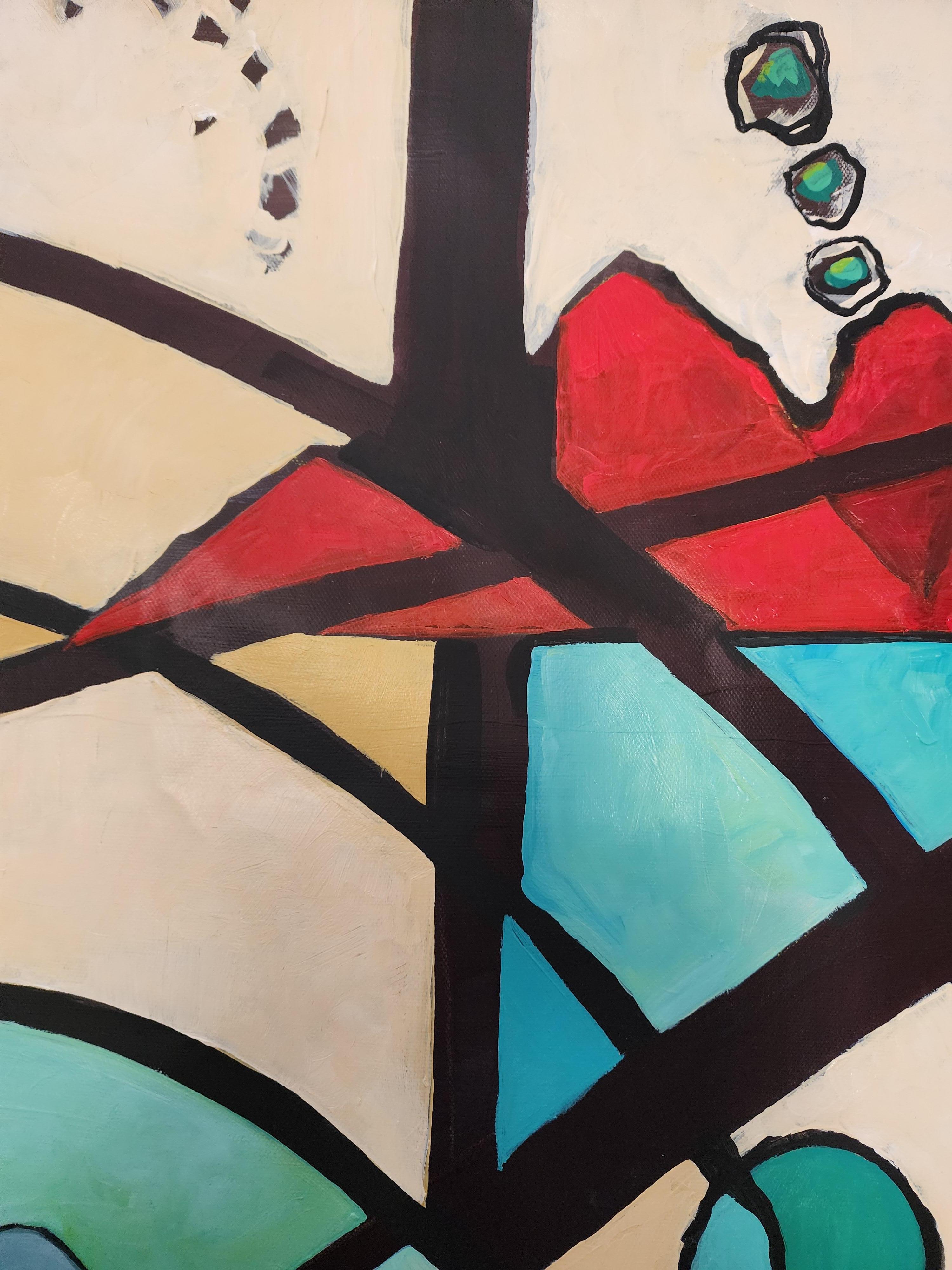 Painting Abstract Large Figurative Nature Rhino Africa Bold Showstopper Invest For Sale 13