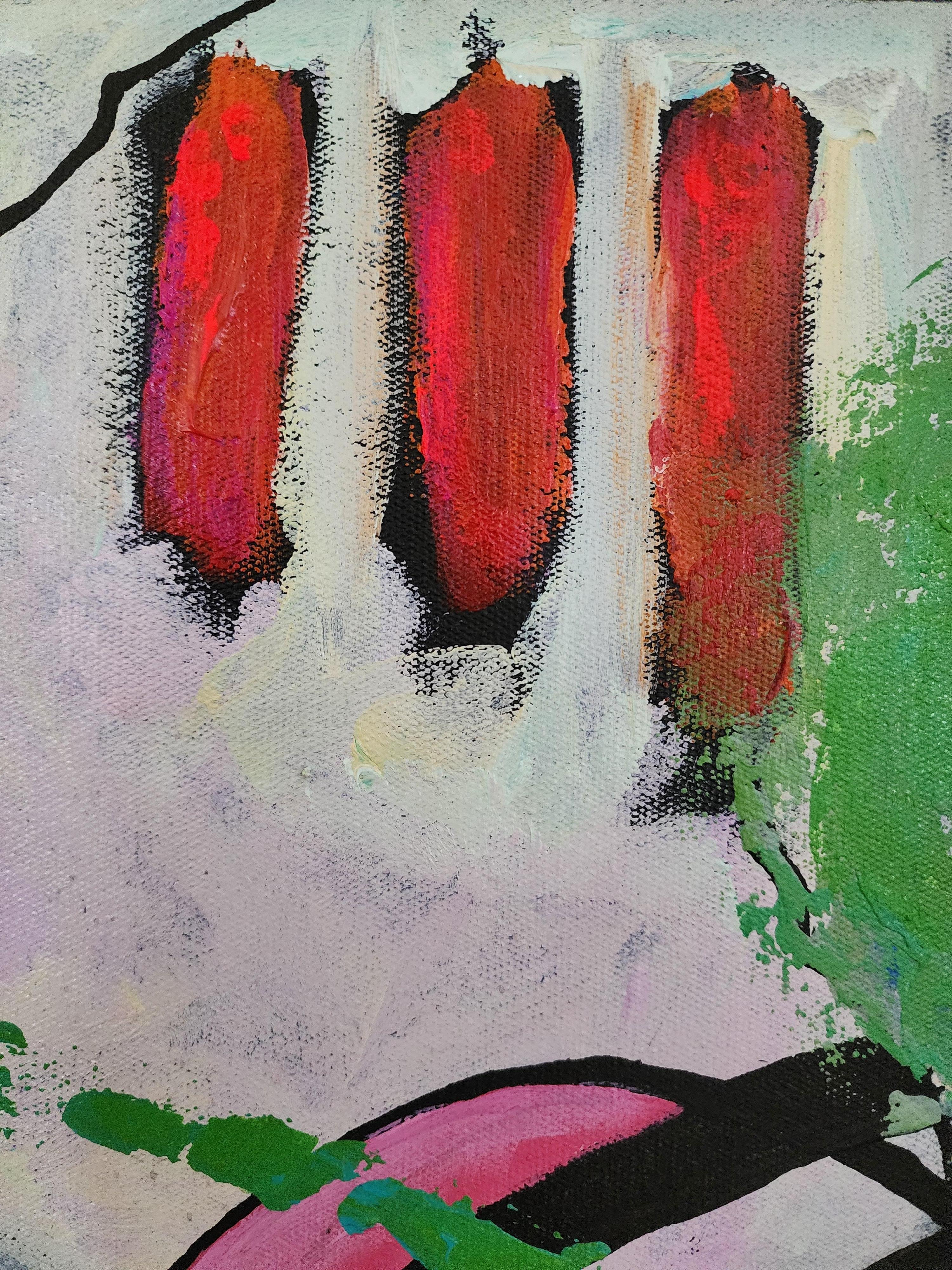 Title: You are my Autumn and my Spring

Large artwork Painting Bold Abstract Nature Seasons Transformation Maximalism Warm Investment

In this painting, I connected to that which changes, the ever flow of life and the movement of time... And that