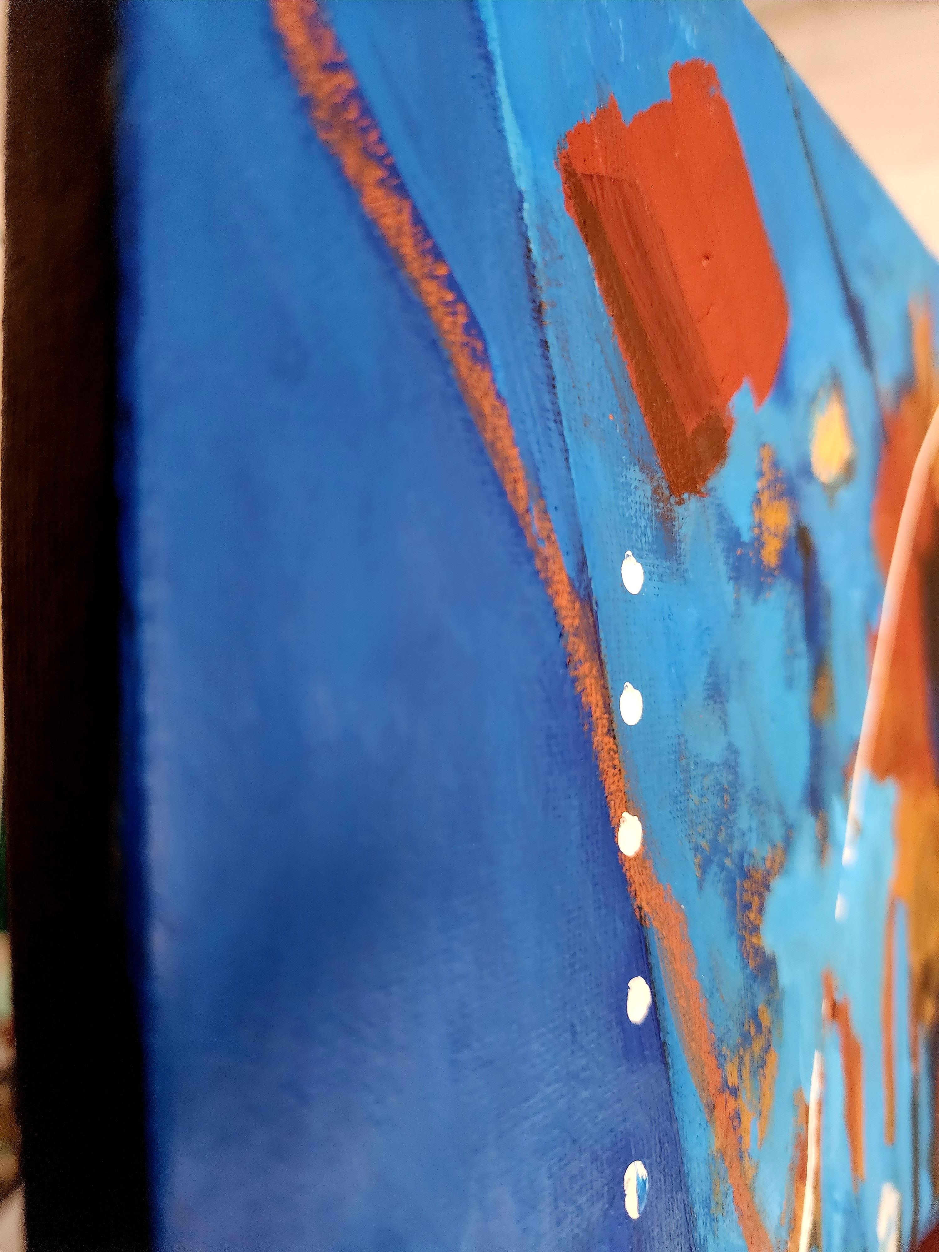 Painting Large Abstract Figures Animal Nature Soulful Earthy Calm Modern Bold For Sale 9