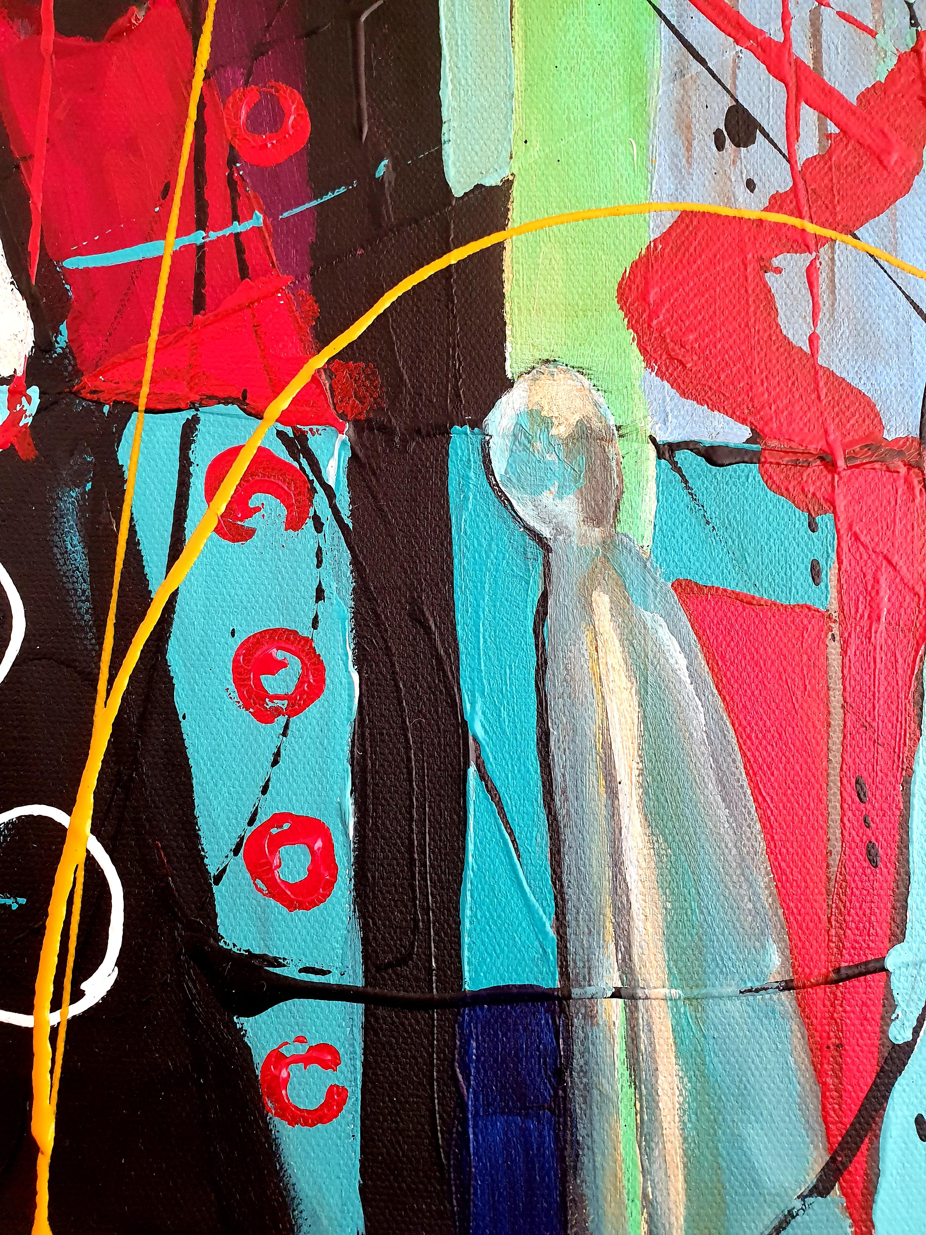 Painting, Modern, Abstract, Colorful, Contemporary, Invest, Artwork, Original For Sale 7