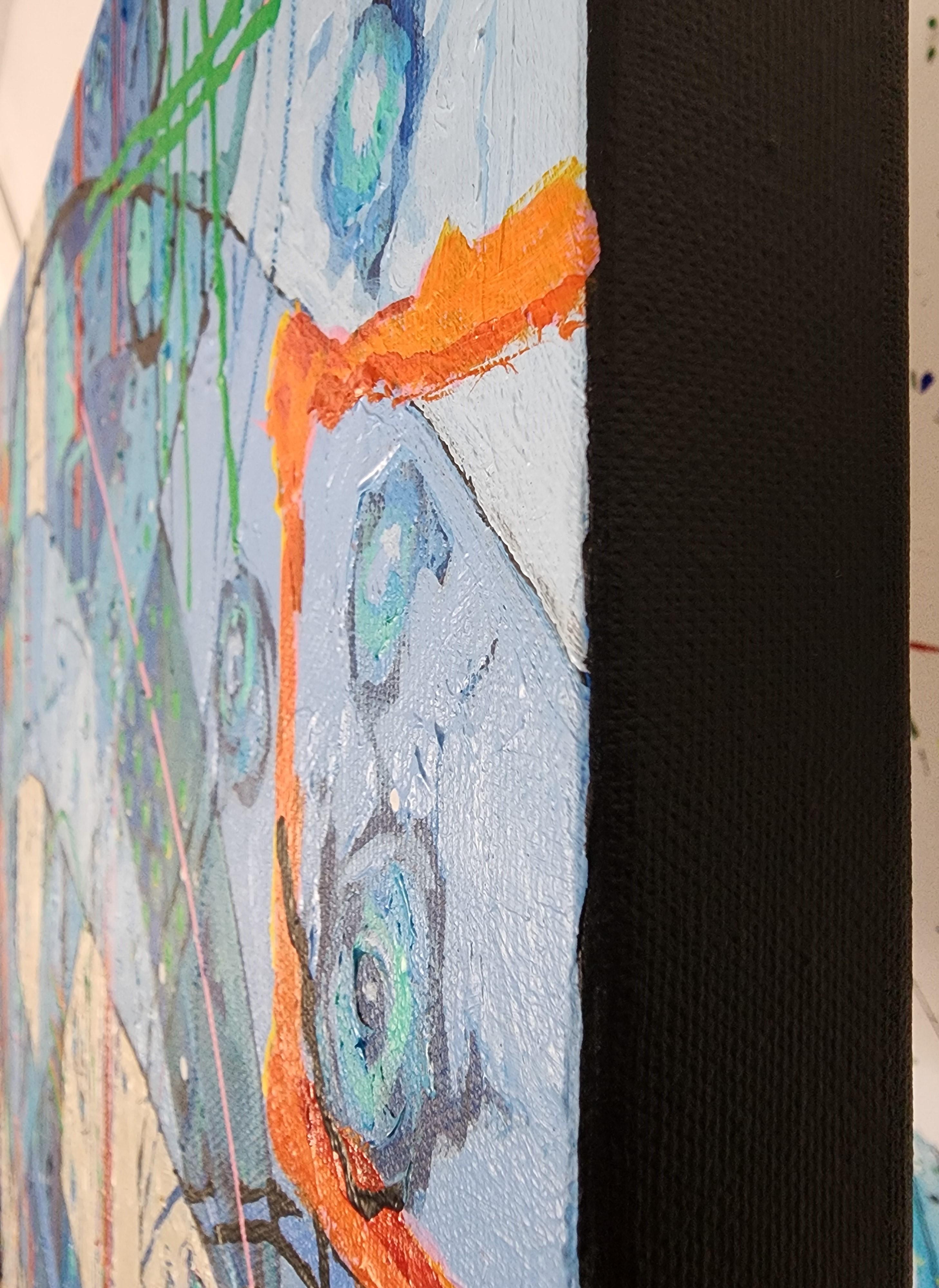 Pittura, Moderno, Astratto, Colorato, Contemporaneo, Investire, Opera d'arte, Originale in vendita 12
