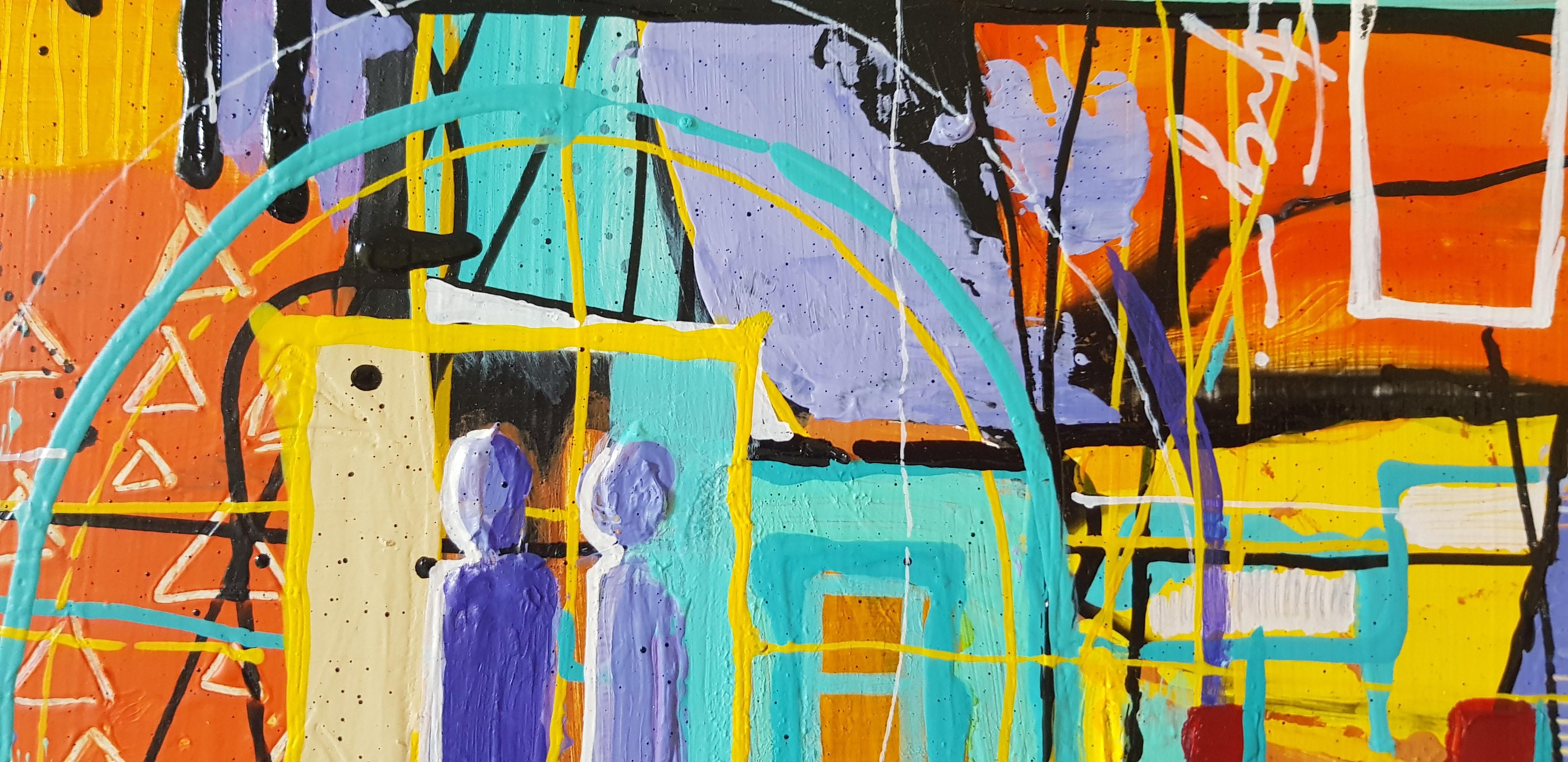 Painting, Modern, Abstract, Colorful, Contemporary, Invest, Artwork, Original For Sale 1