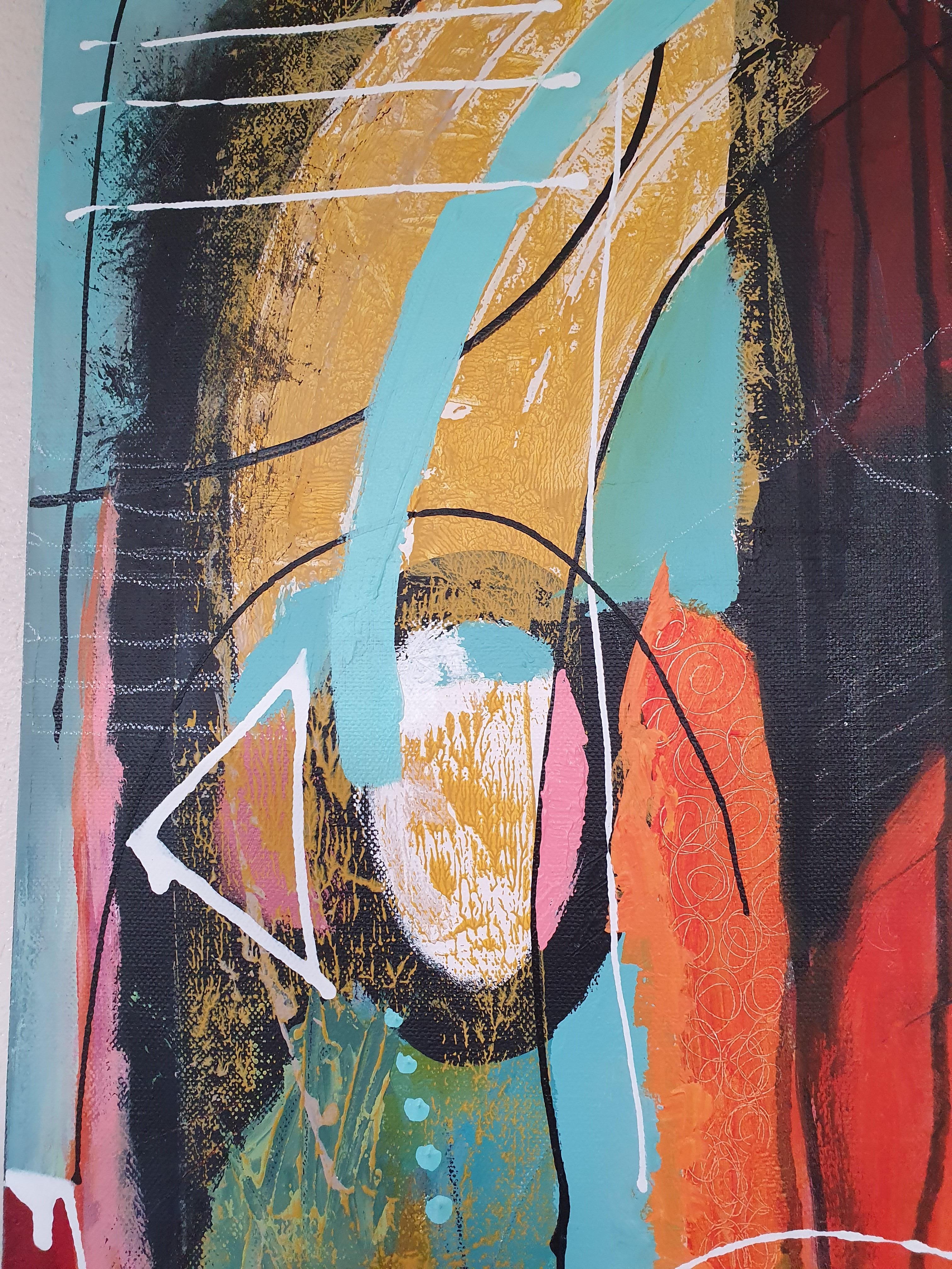 Painting, Modern, Abstract, Colorful, Contemporary, Invest, Artwork, Original For Sale 2