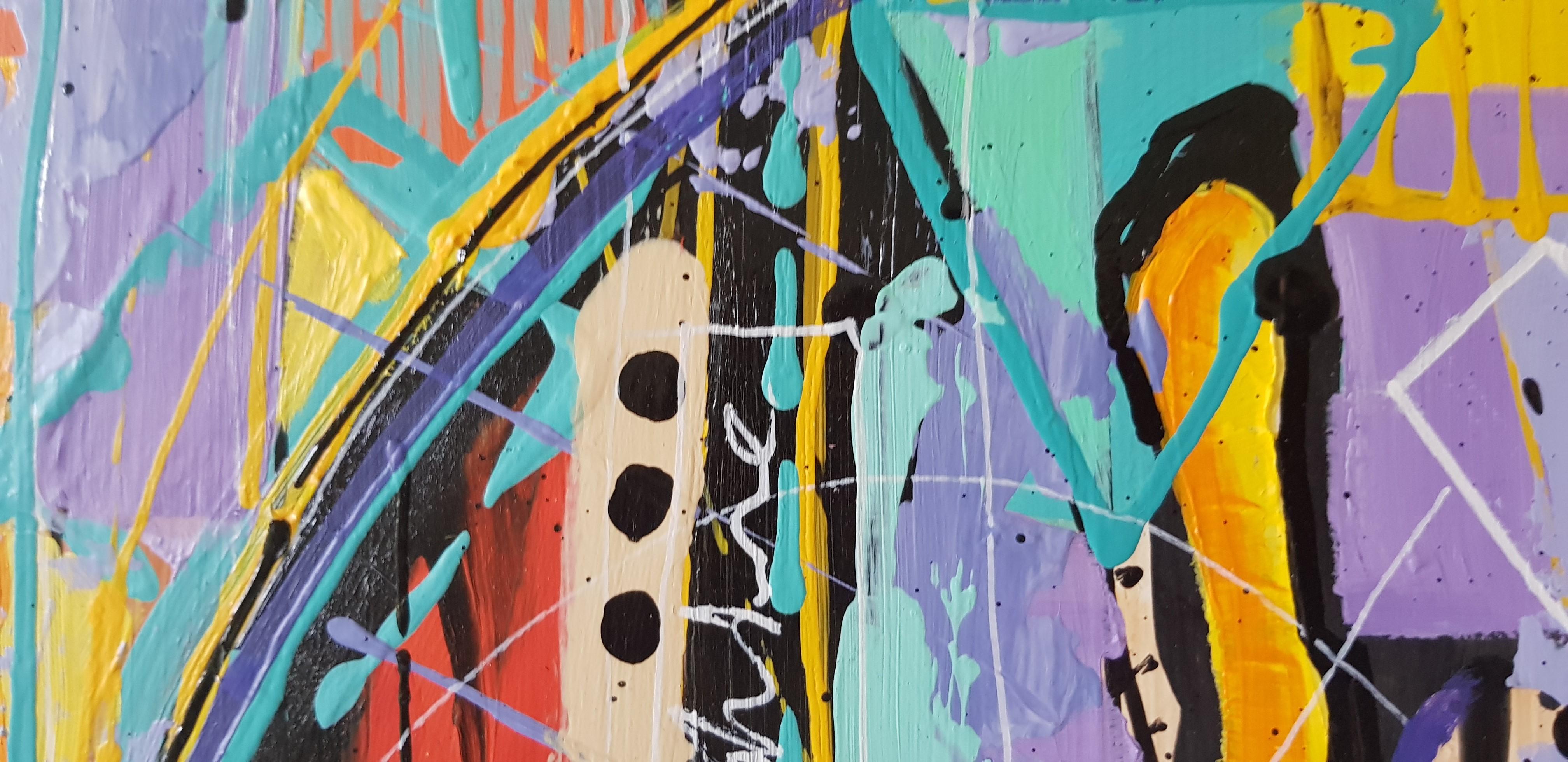 Painting, Modern, Abstract, Colorful, Contemporary, Invest, Artwork, Original For Sale 2