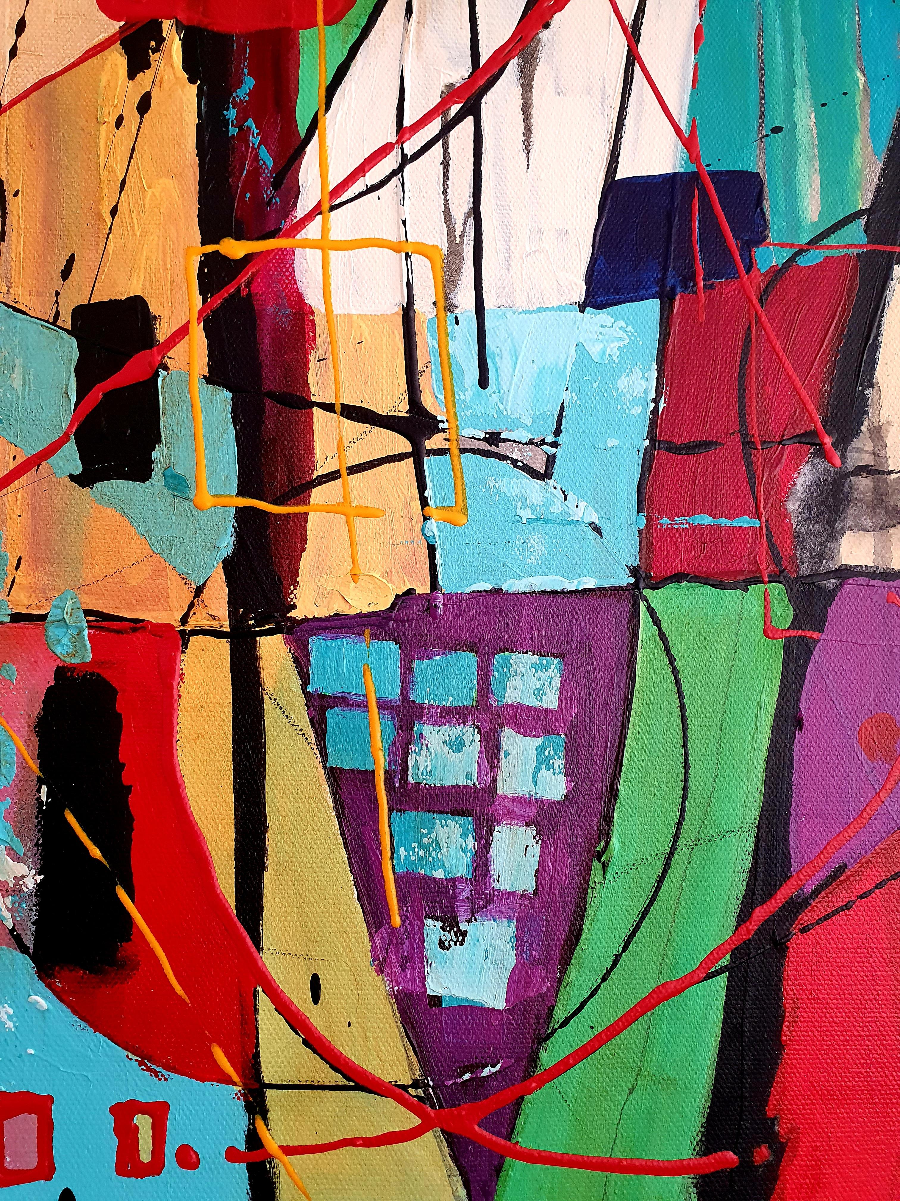 Painting, Modern, Abstract, Colorful, Contemporary, Invest, Artwork, Original For Sale 4