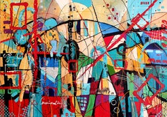 Painting, Modern, Abstract, Colorful, Contemporary, Invest, Artwork, Original