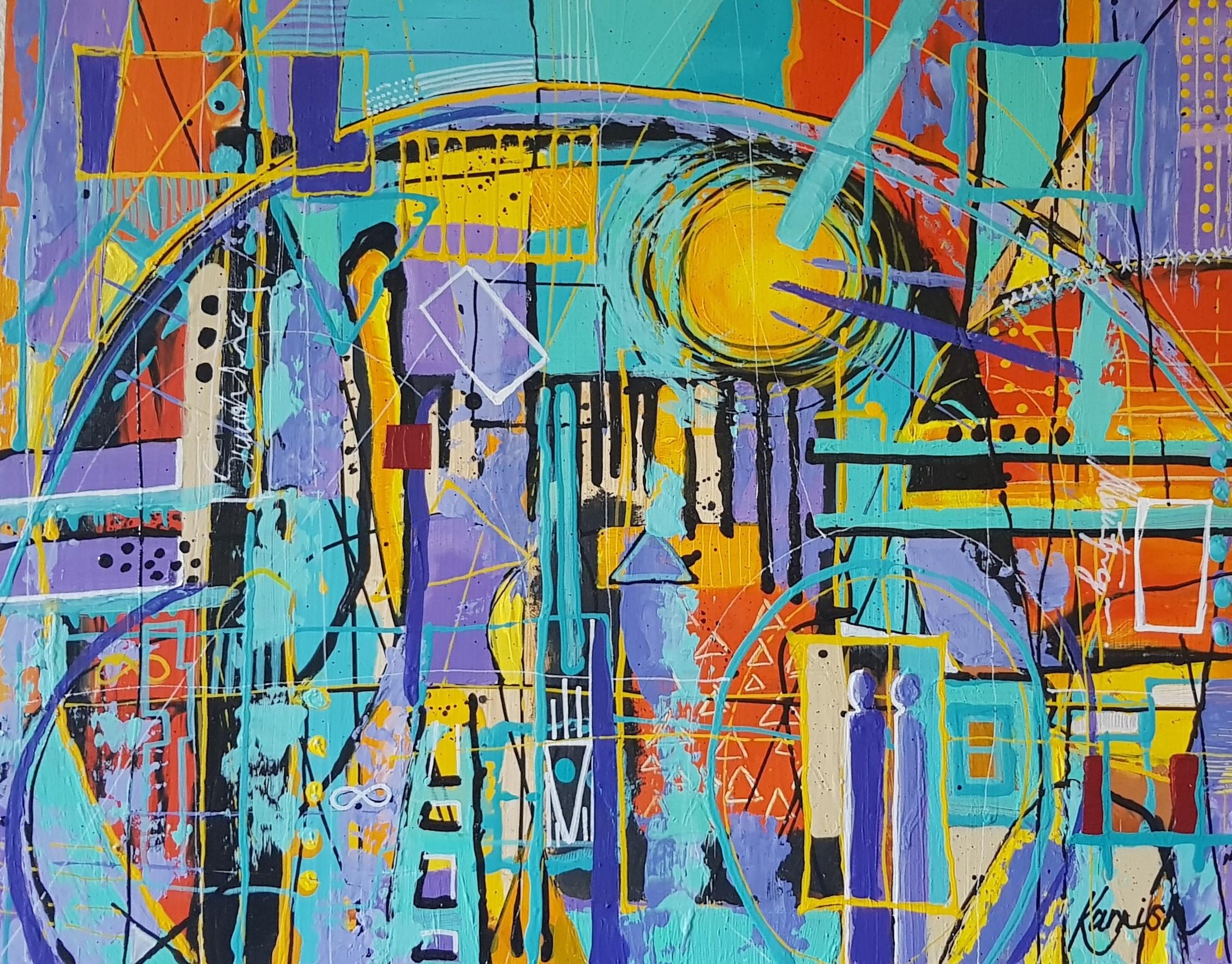 Painting, Modern, Abstract, Colorful, Contemporary, Invest, Artwork, Original