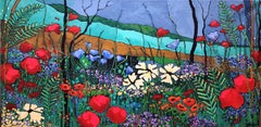 Pops of Poppies Landscape Floral Colorful Investment Flowers Nature Mother Earth