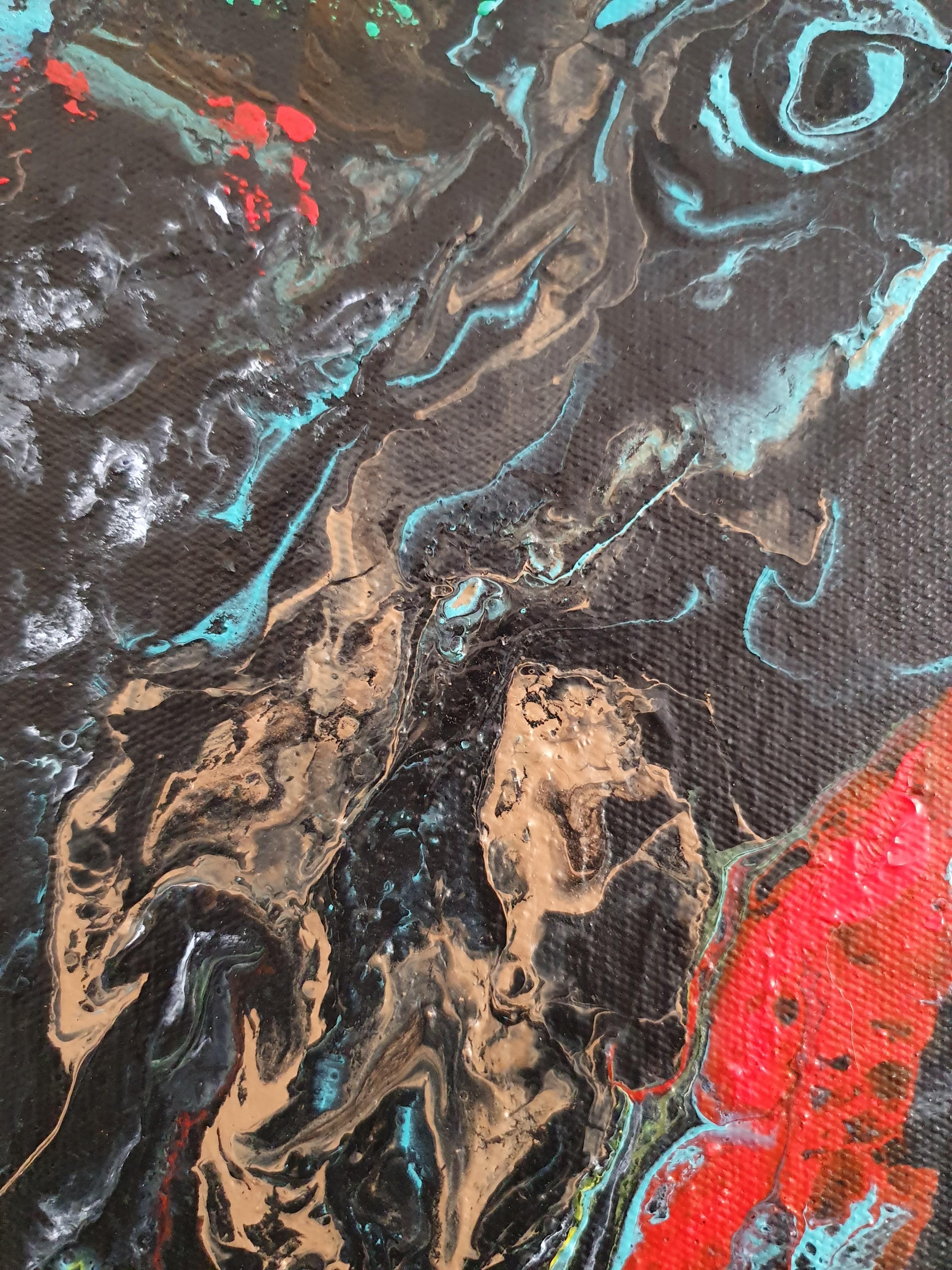 Portrait Painting Contemplation Africa Bold Flow Dream Striking Investment Gold For Sale 2